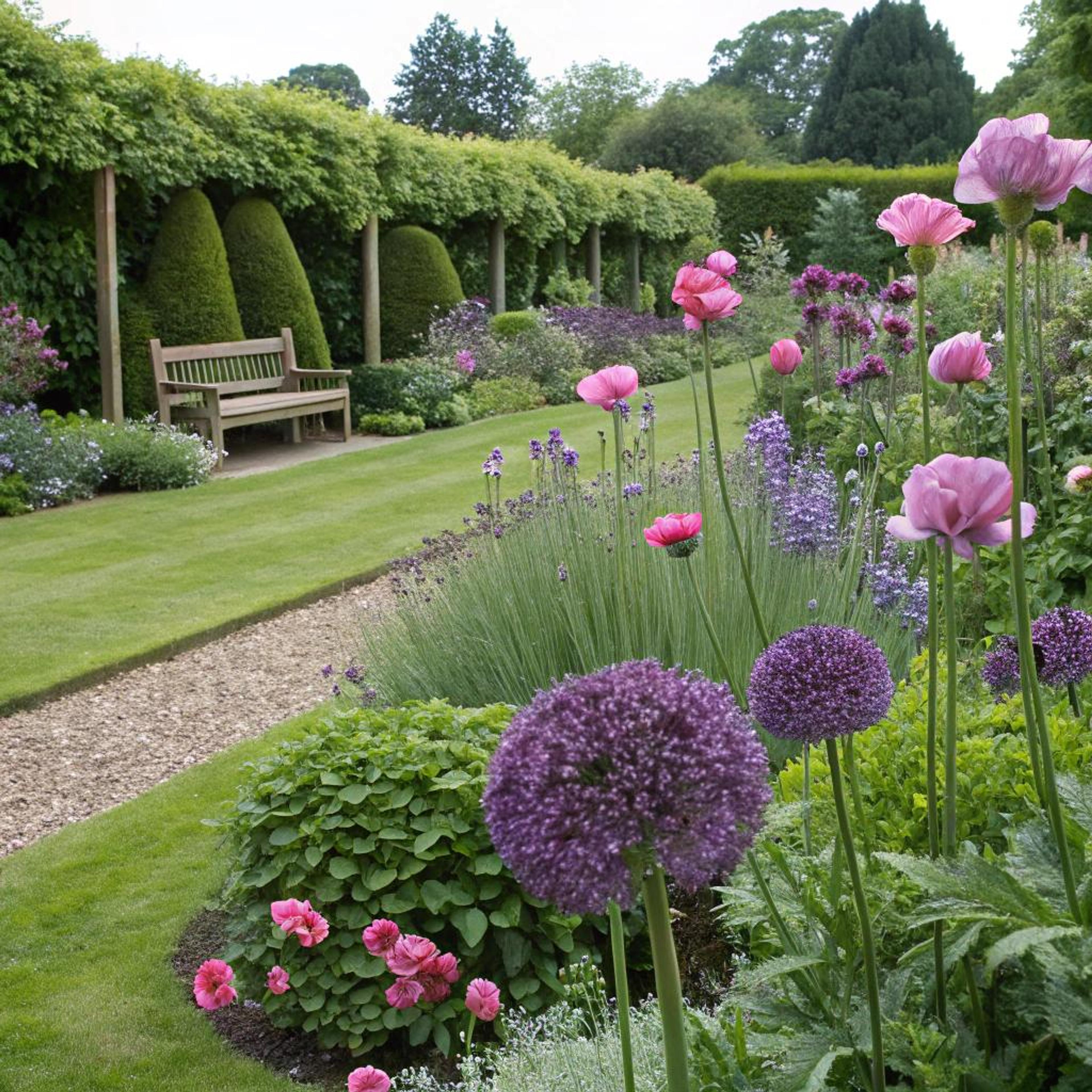 Zitplek onder groene pergola