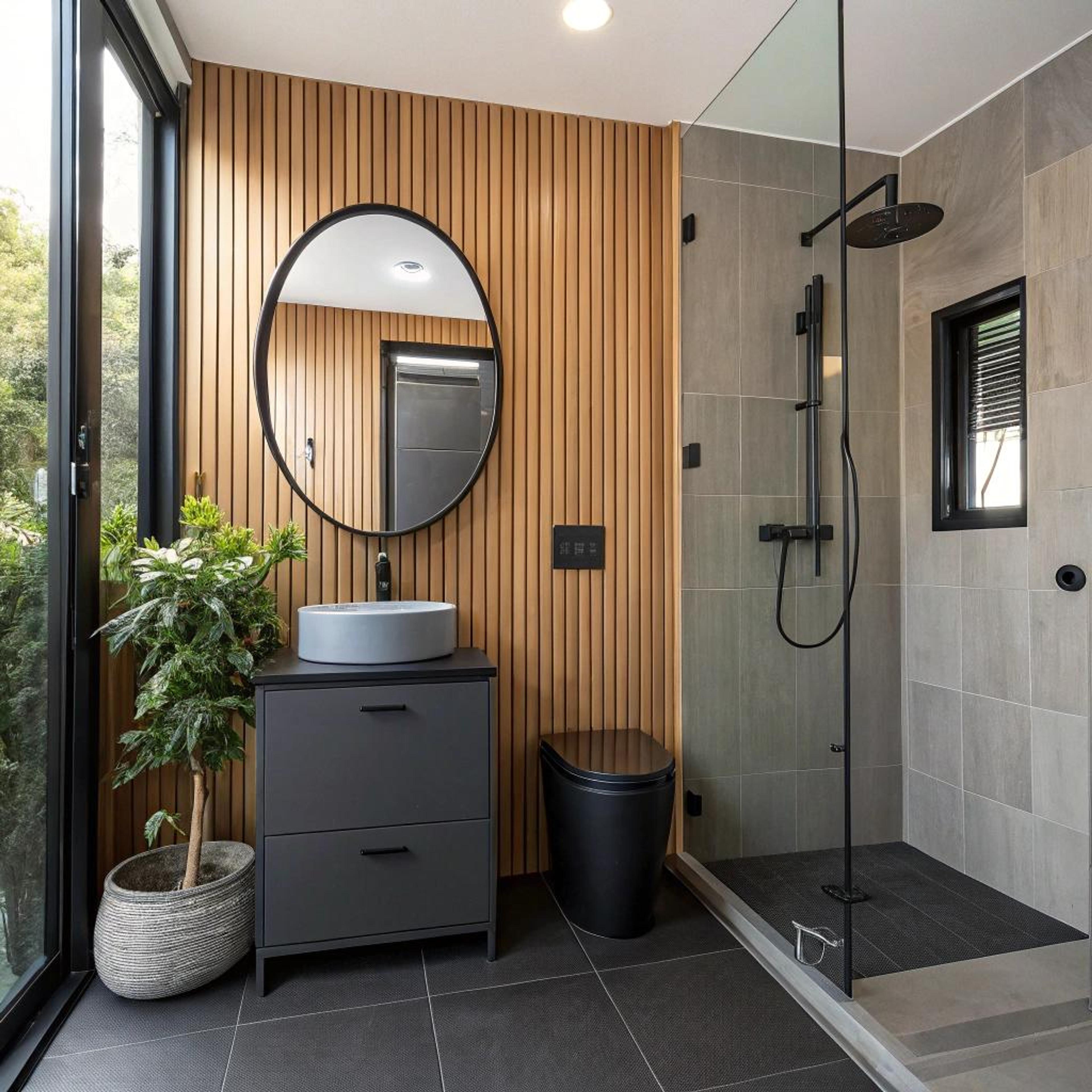 Verticale houten panelen domineren