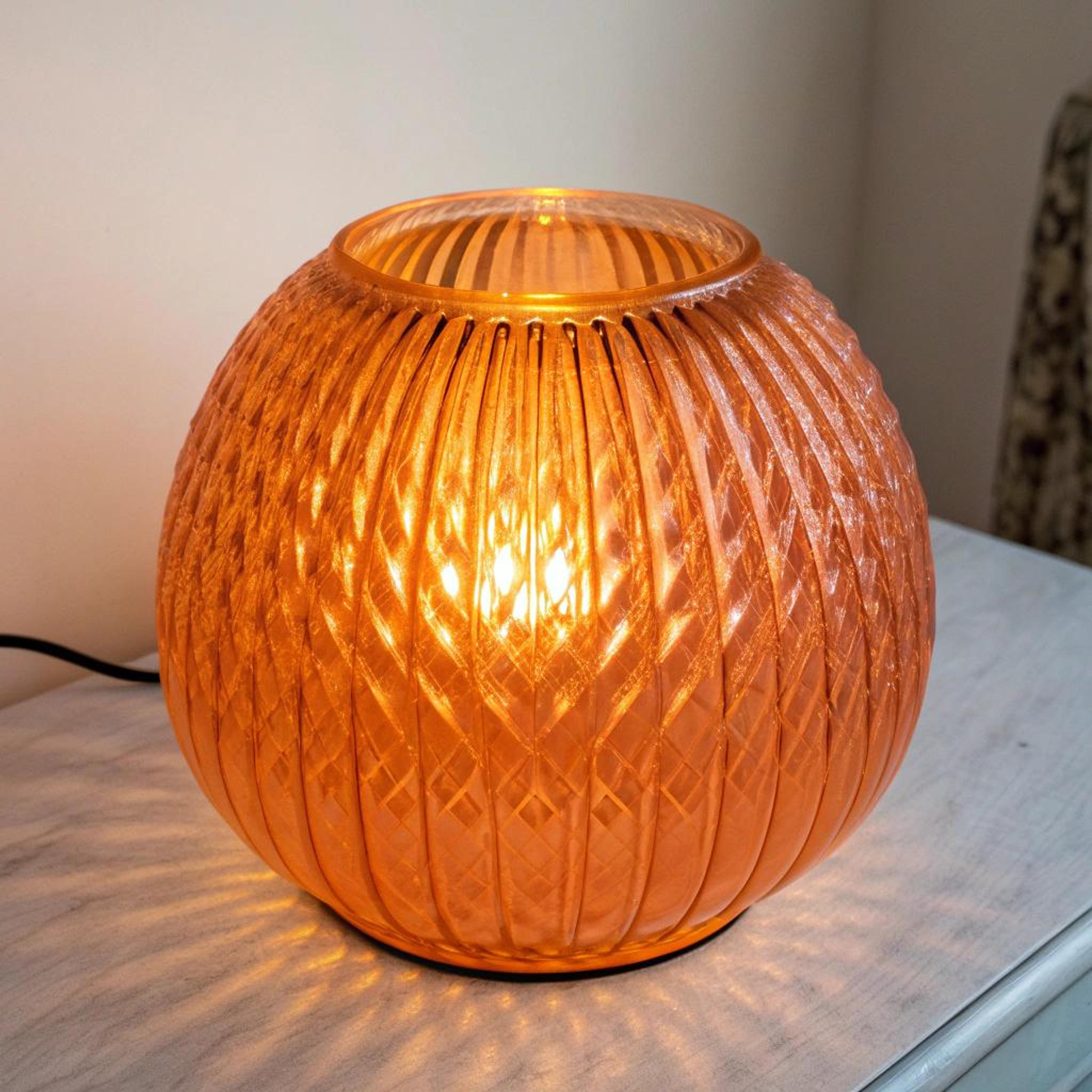 Sfeervol hoekje met glaslamp