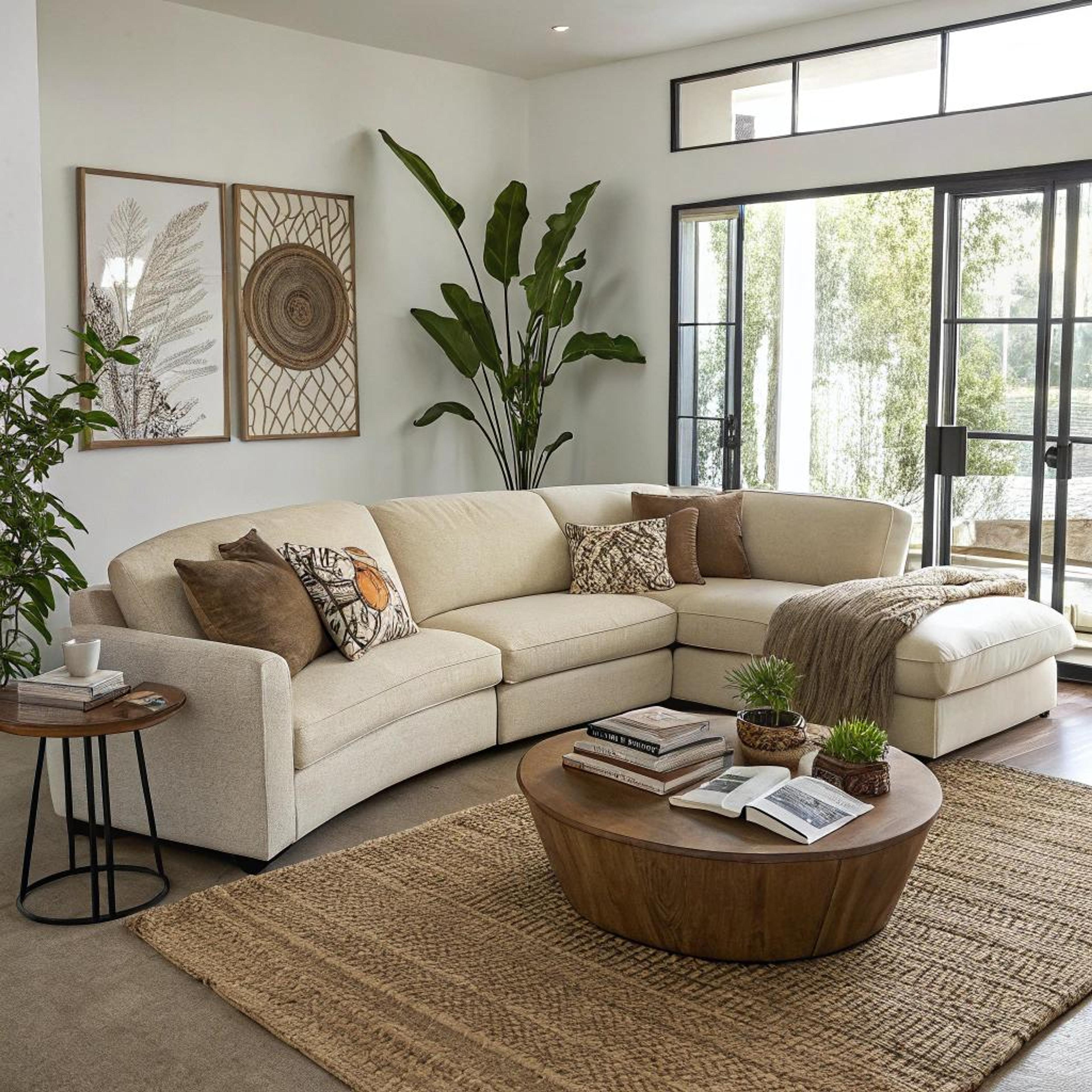 Ronde bank als eyecatcher