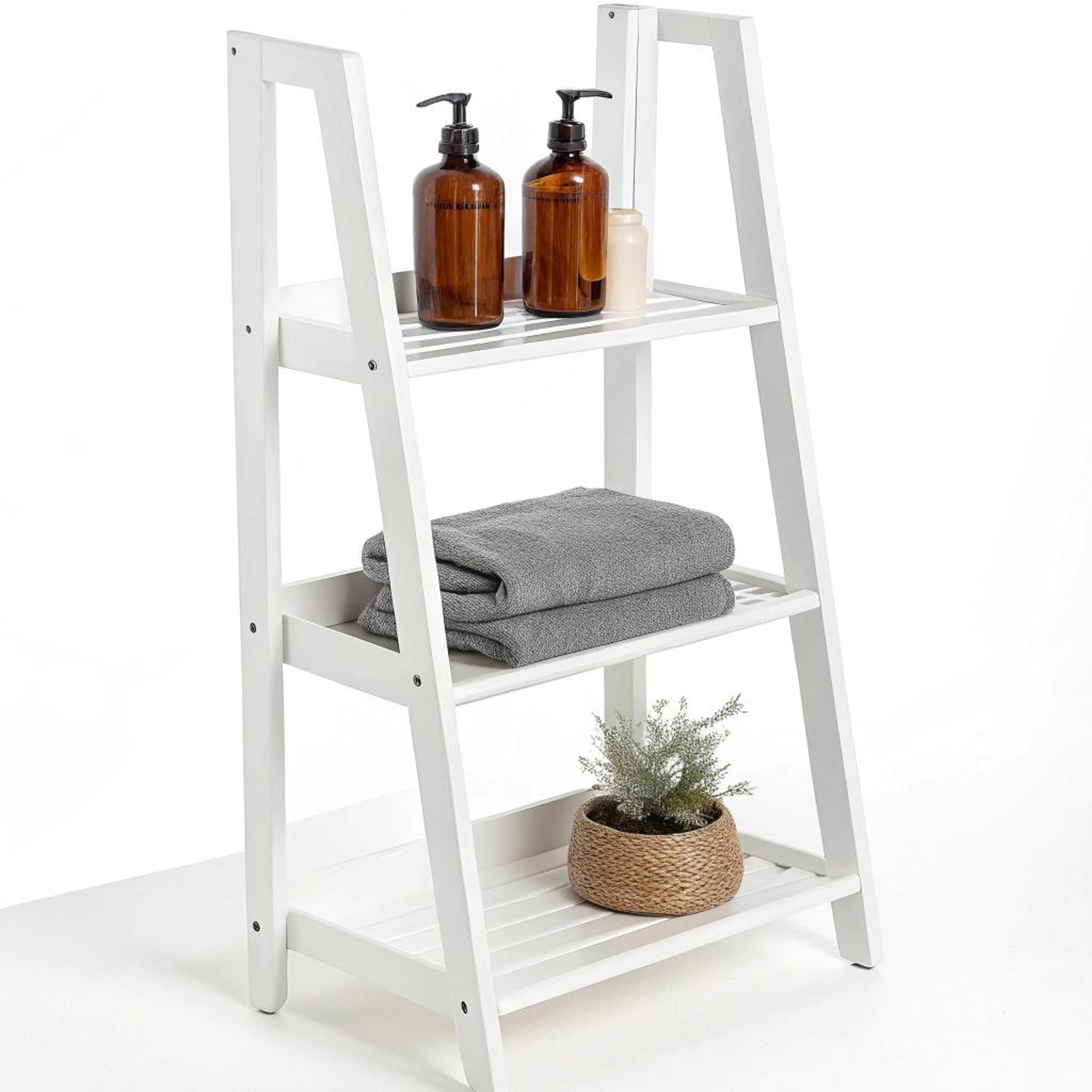 Spa-uitstraling met handdoek ladder