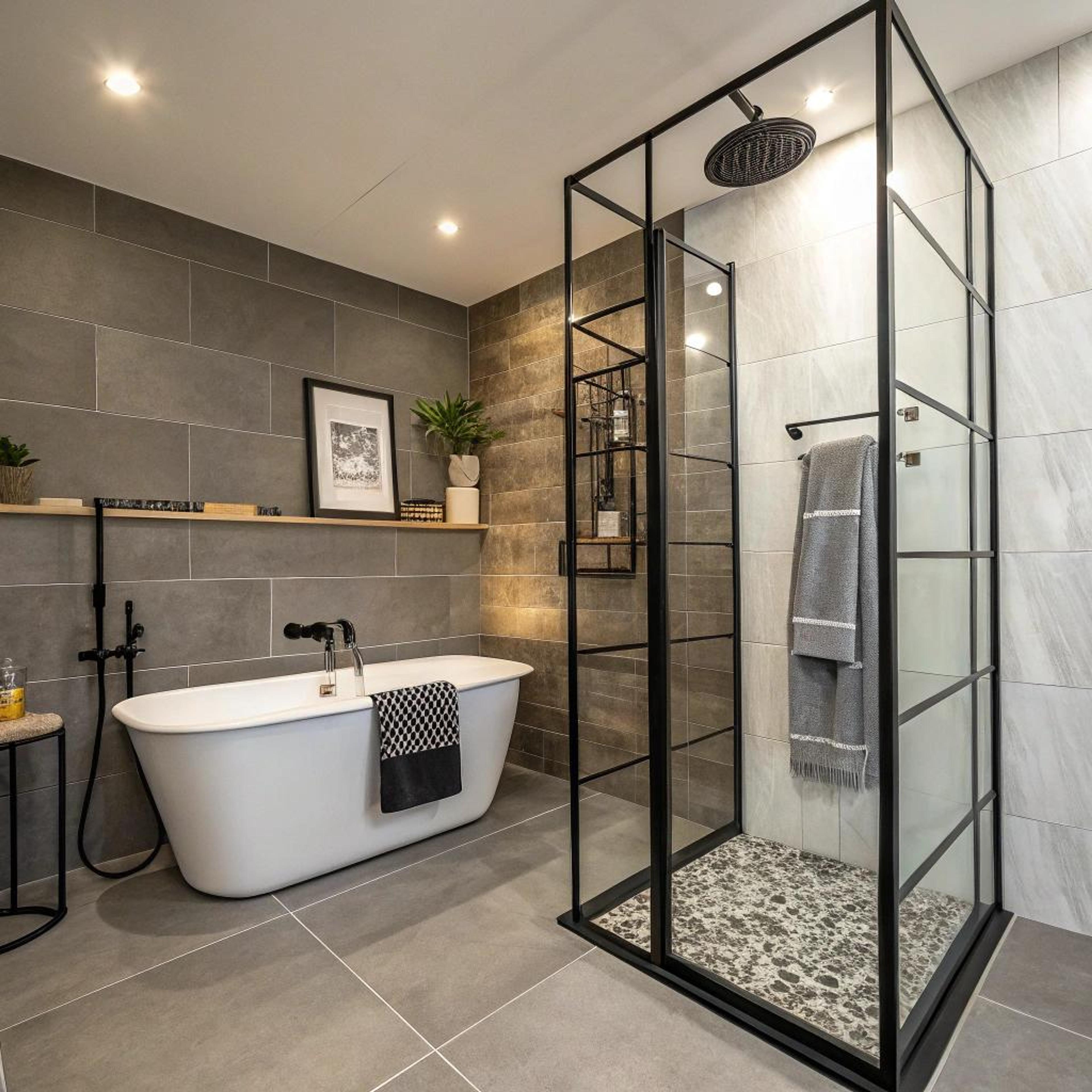 Warme texturen in nis