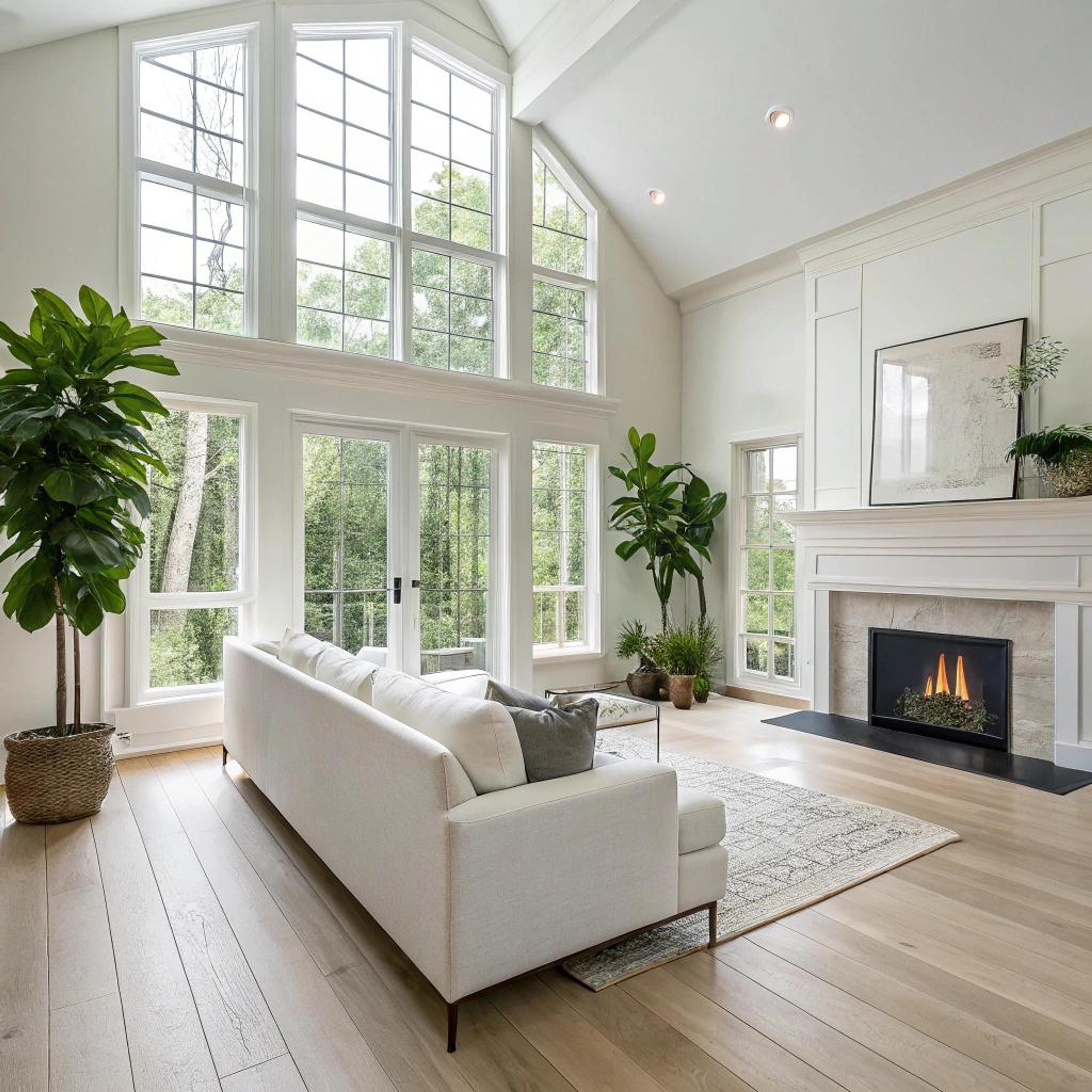 Licht hout geeft luchtigheid