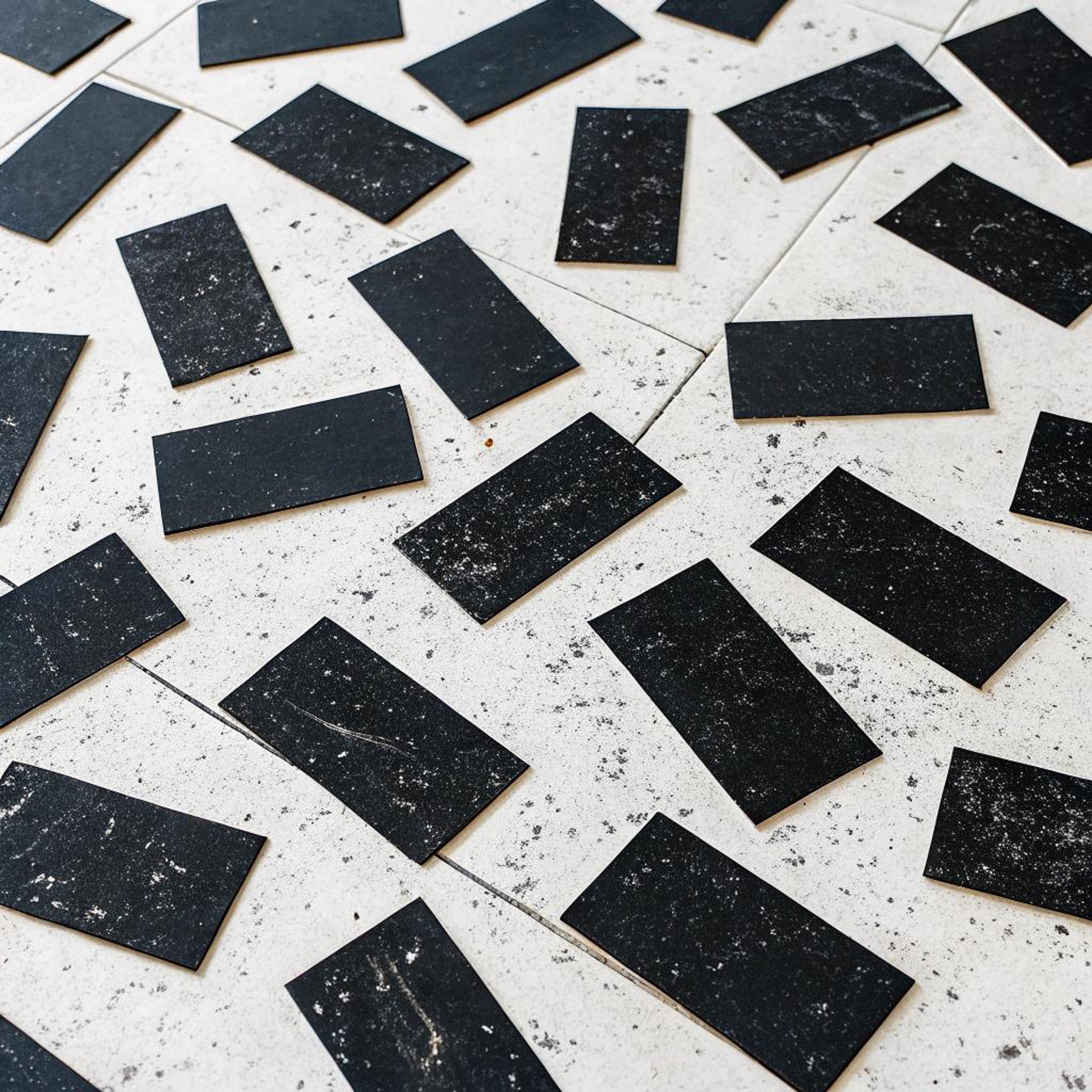 Zwart-wit visgraat voor contrast