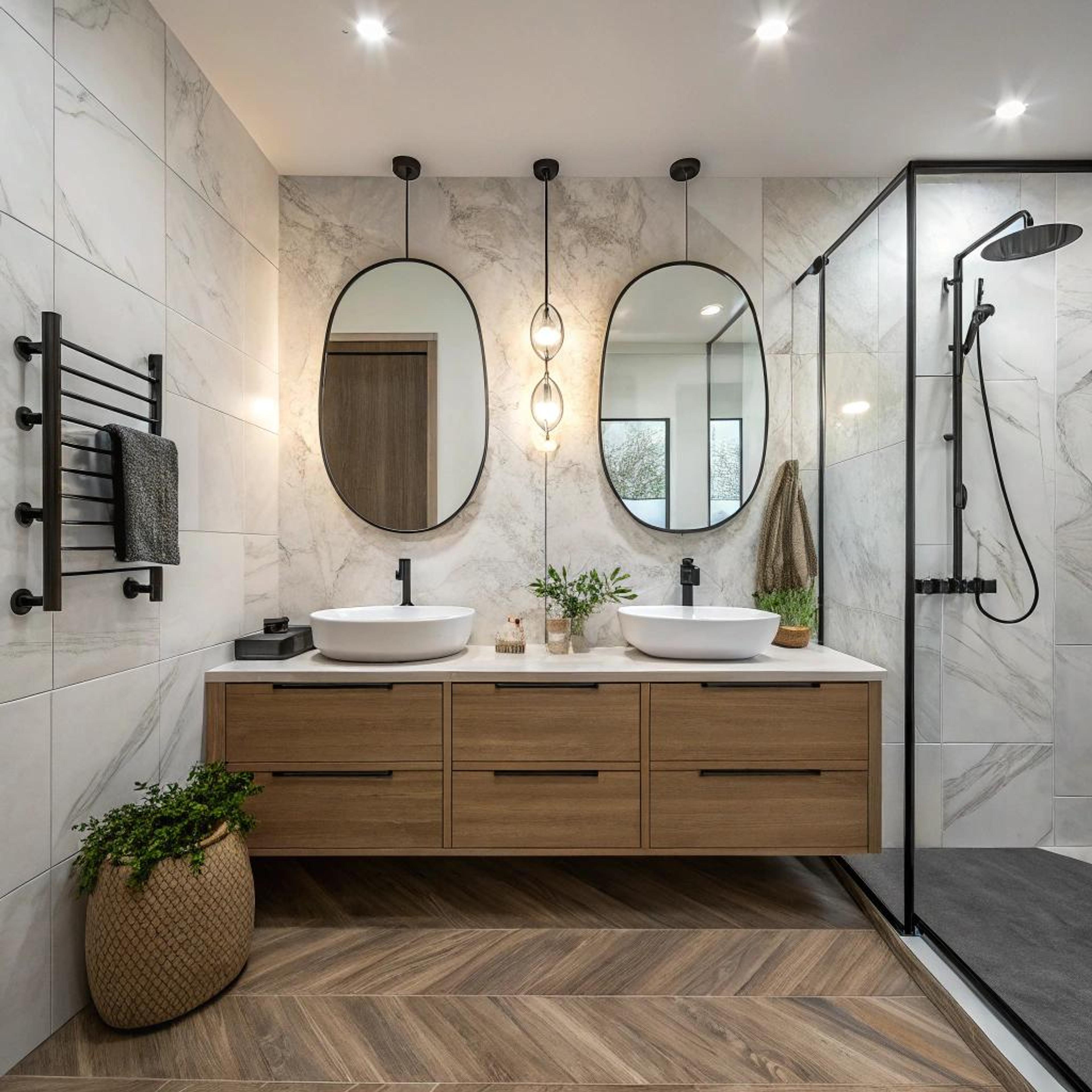 Luxe balans met visgraat