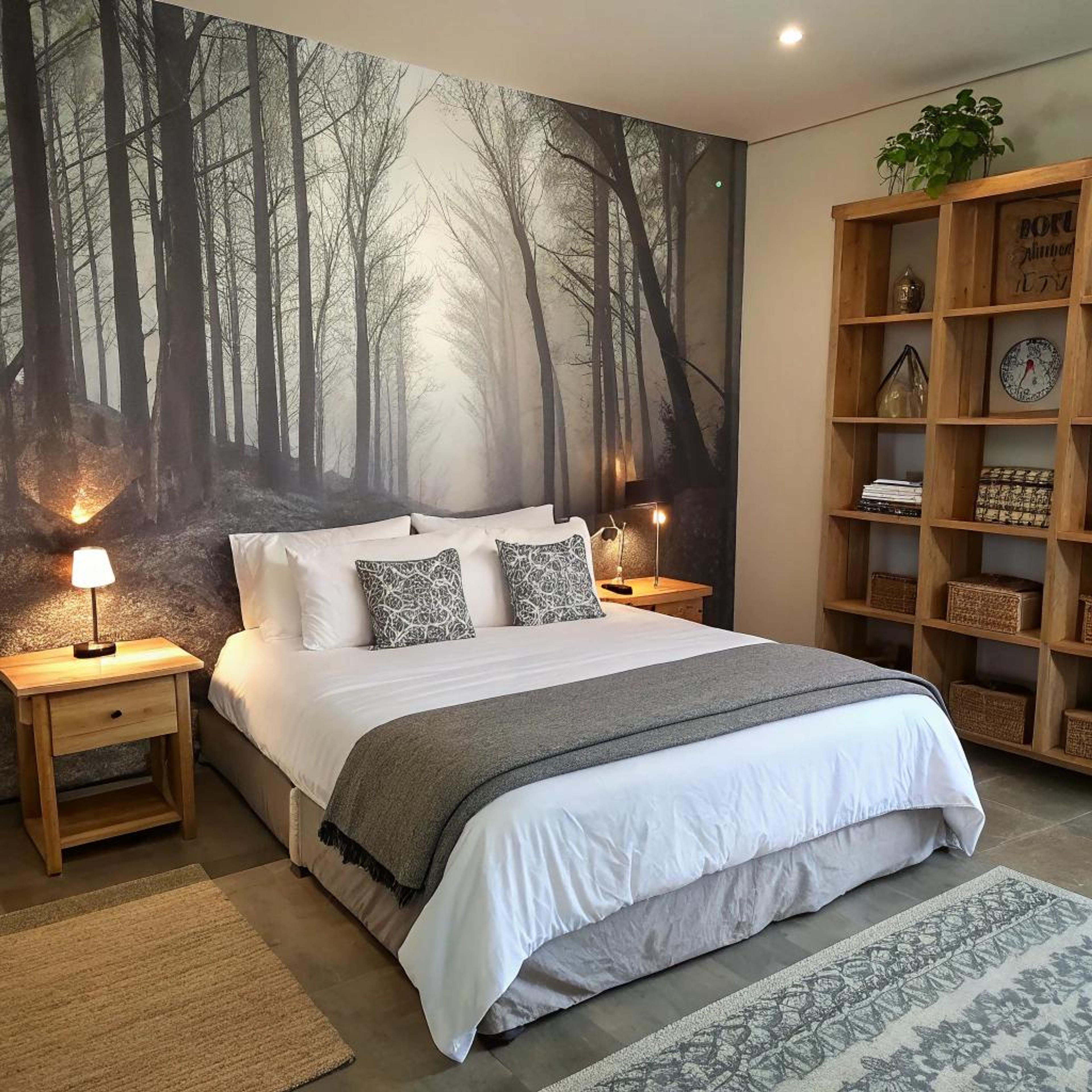 Bosbehang als rustgevende eyecatcher
