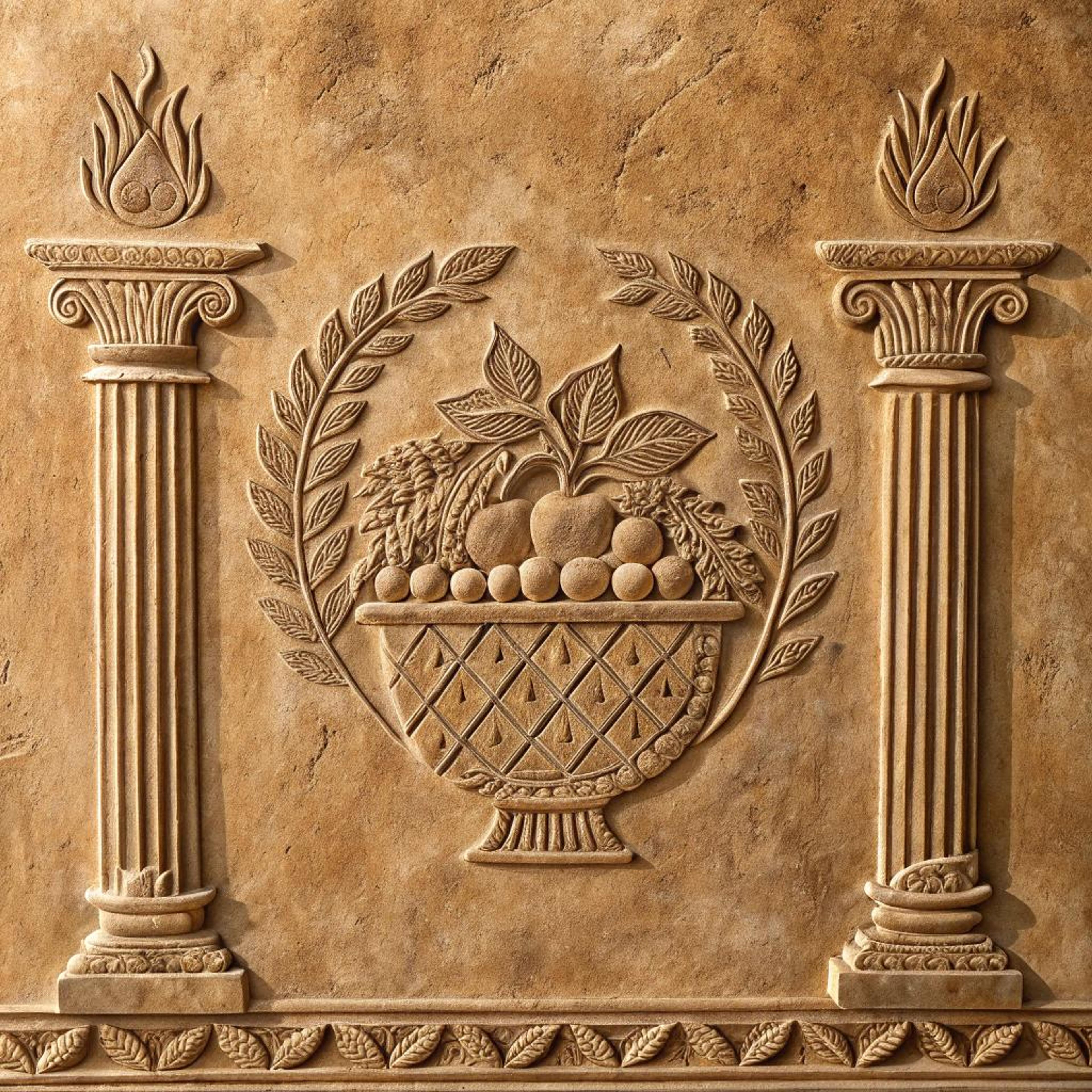 Relief met klassieke details