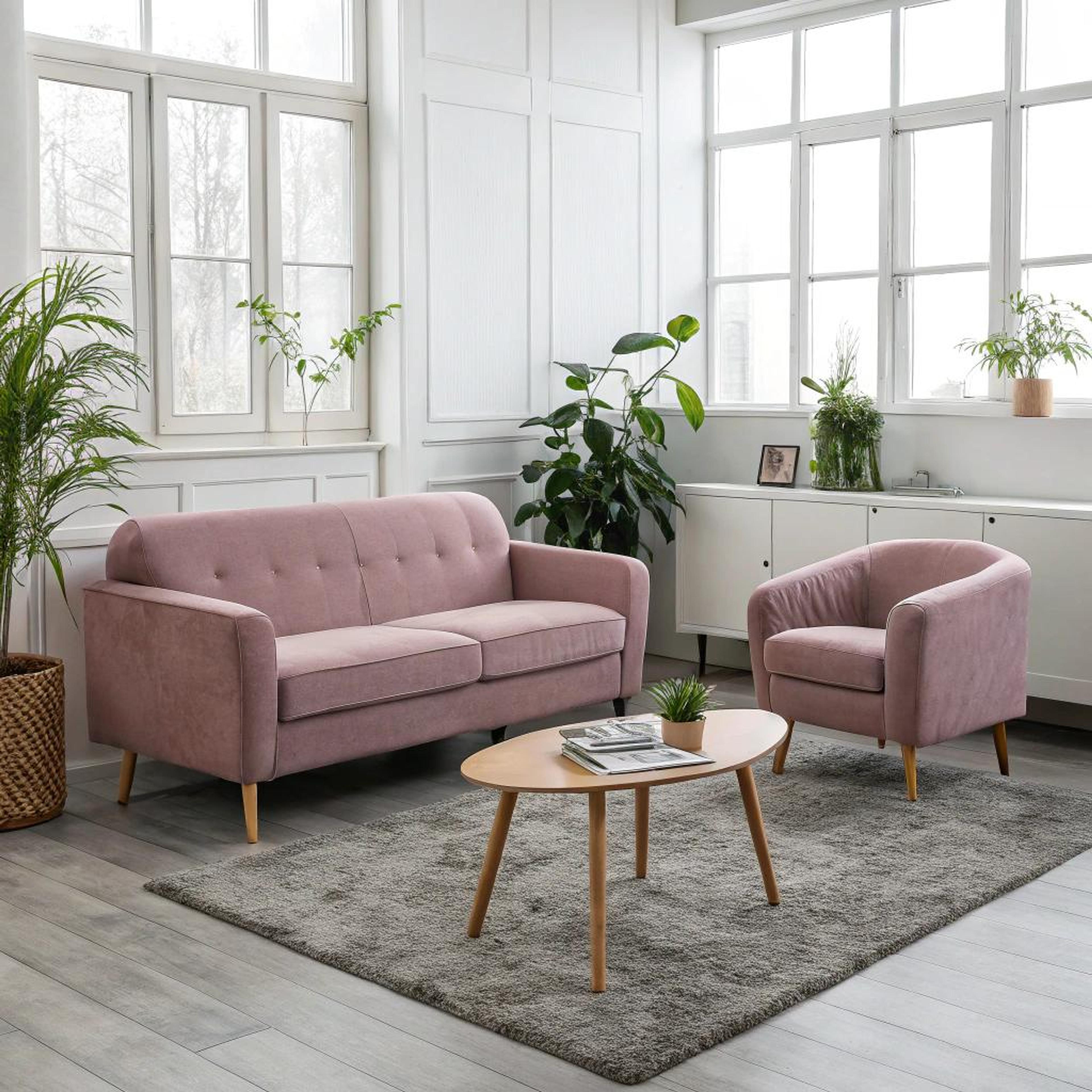 Grijs vloerkleed schept rust