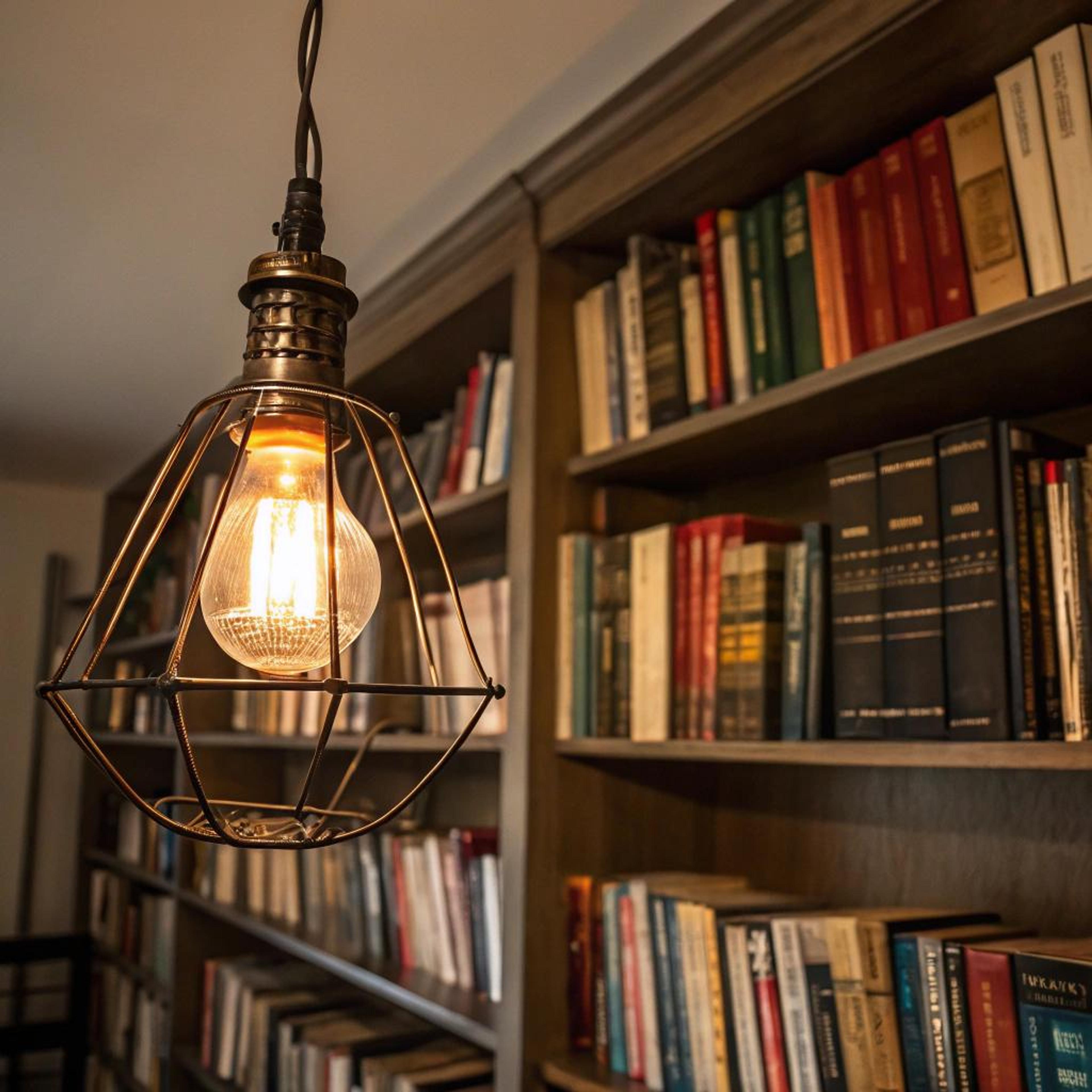 Industriële lamp voor sfeer