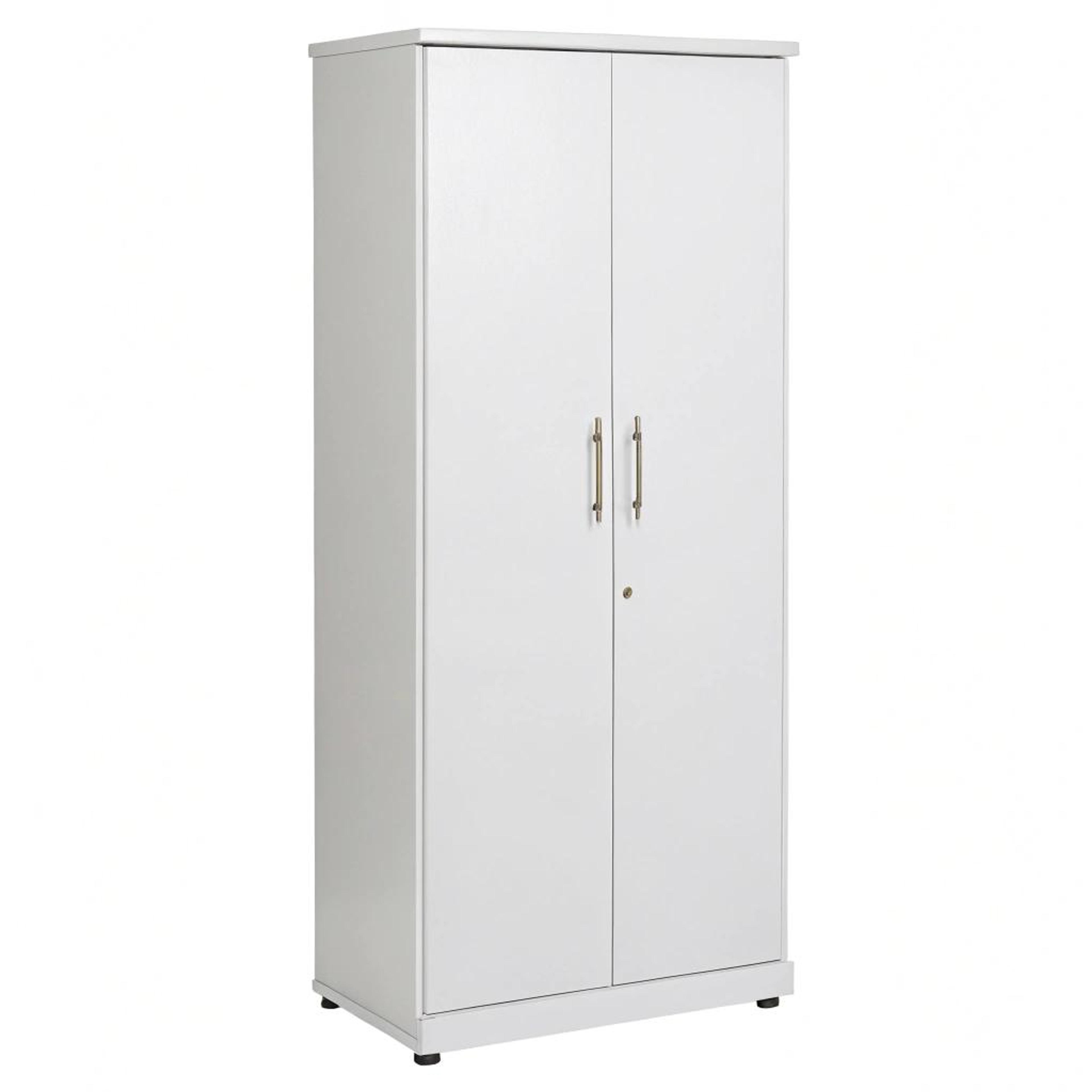 Witte deuren met zilveren accenten