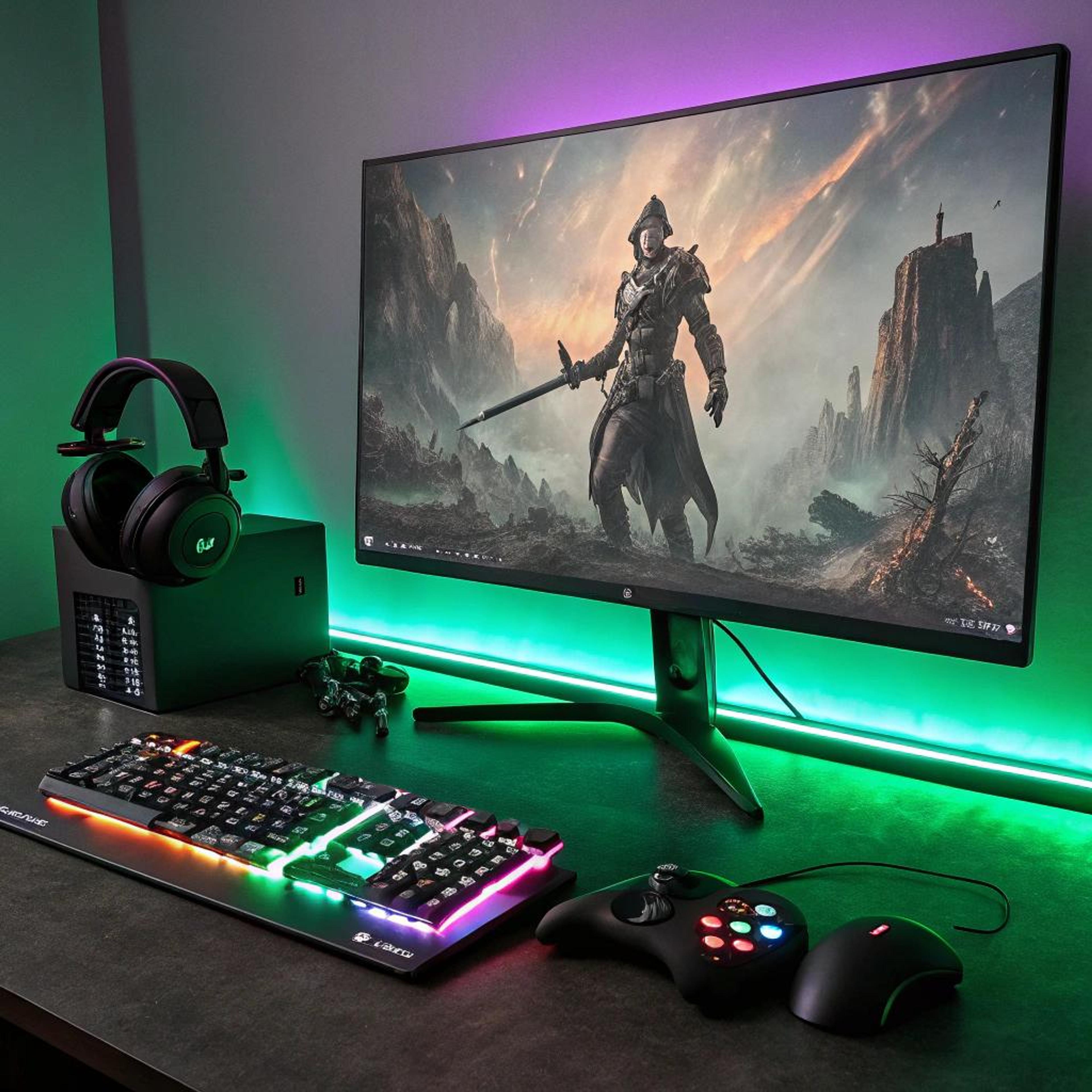 Kleurrijke RGB-verlichting voor sfeer