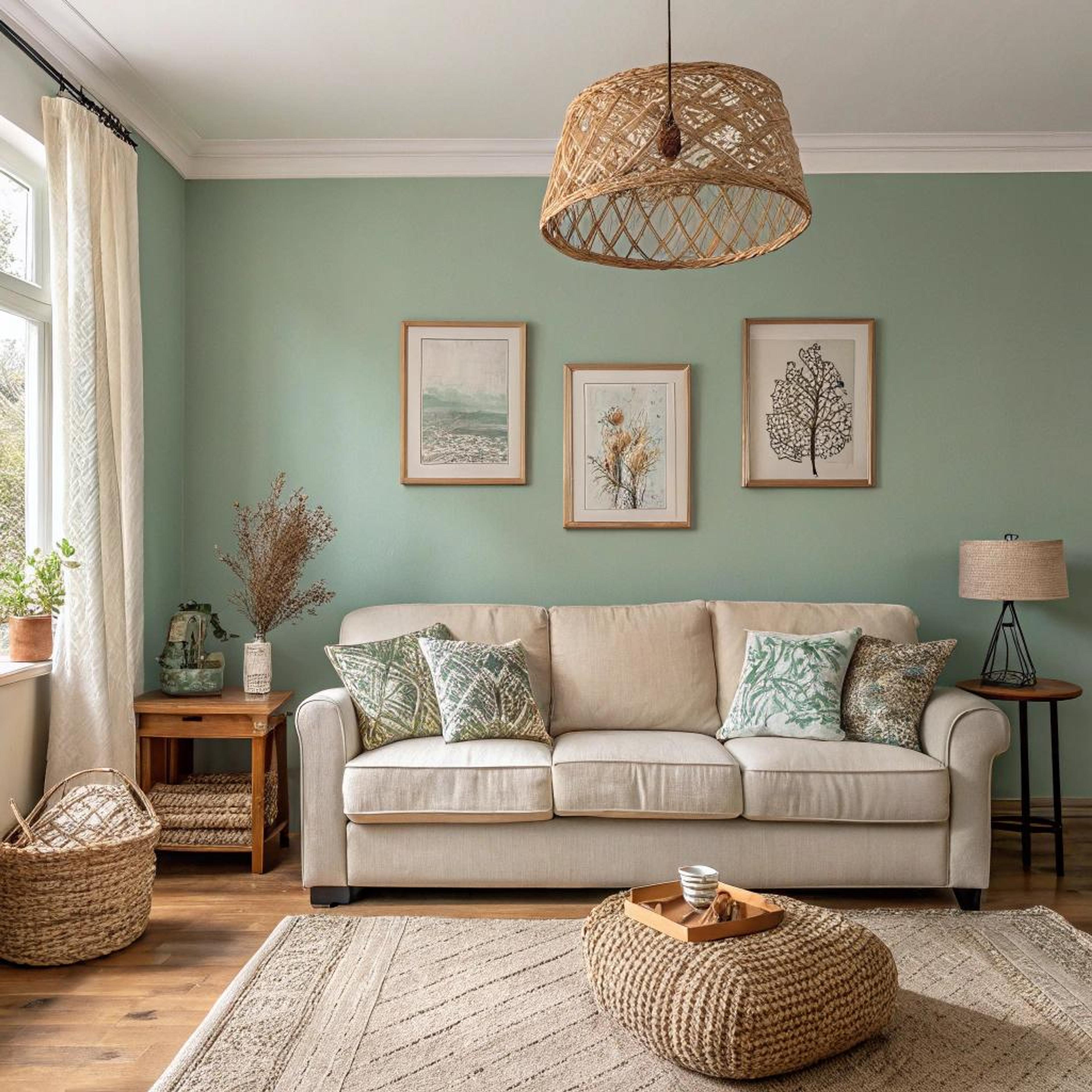 Natuurlijke accenten met mintgroen