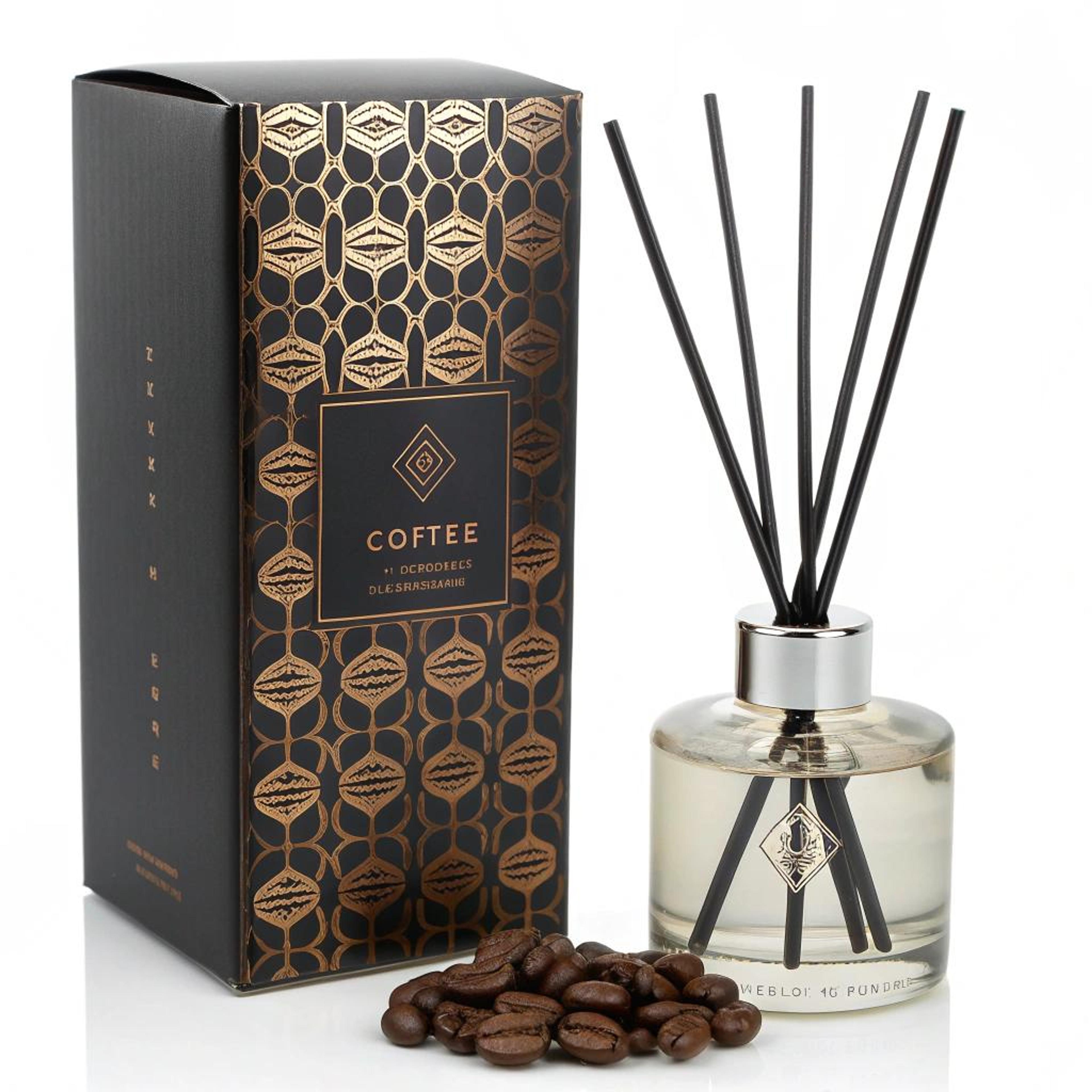 Koffieaccenten bij kamergeuren