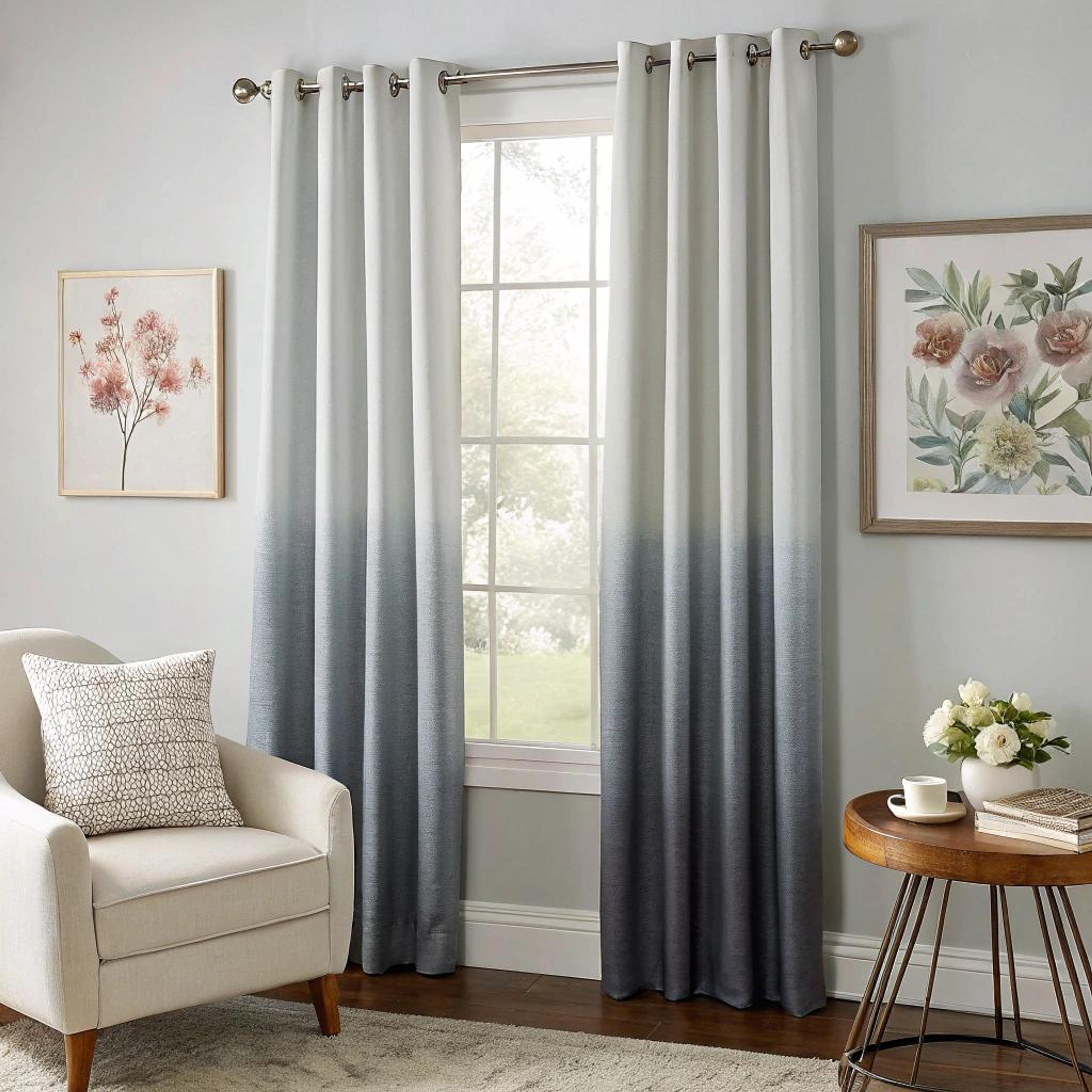 Vergrijsde gordijnen als blikvanger