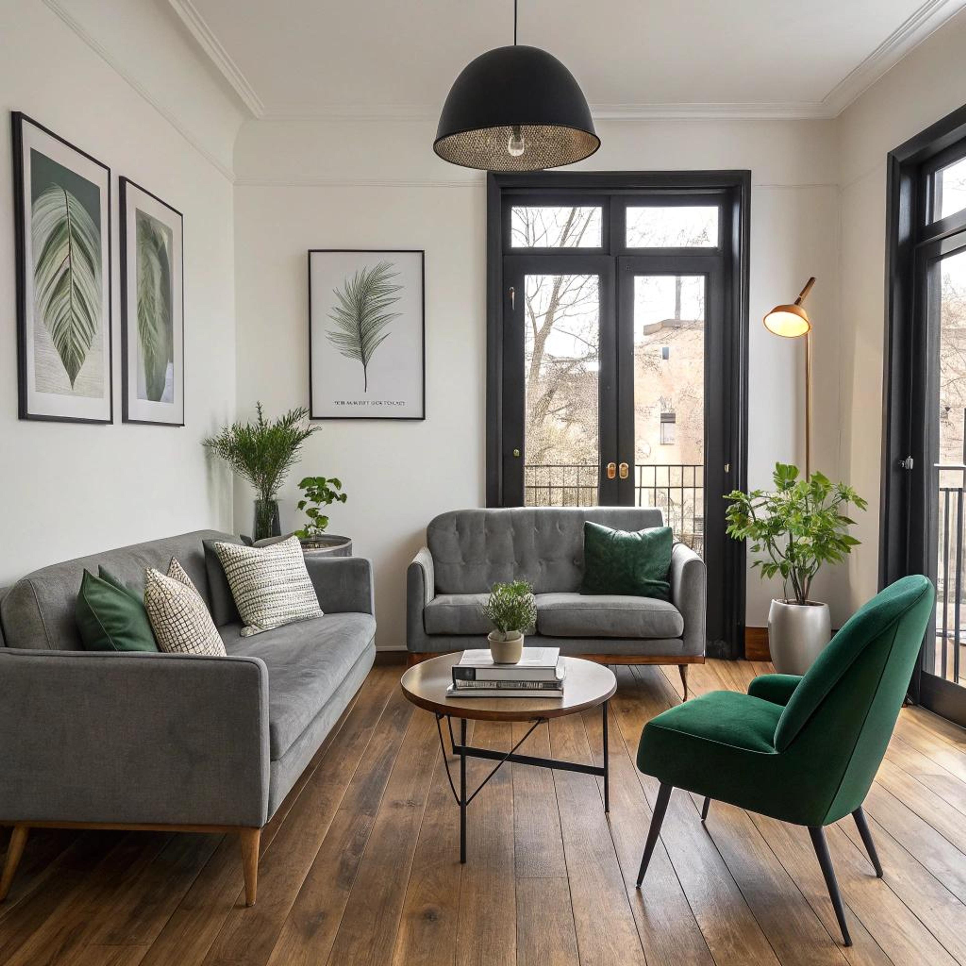 Groene accenten voor levendigheid