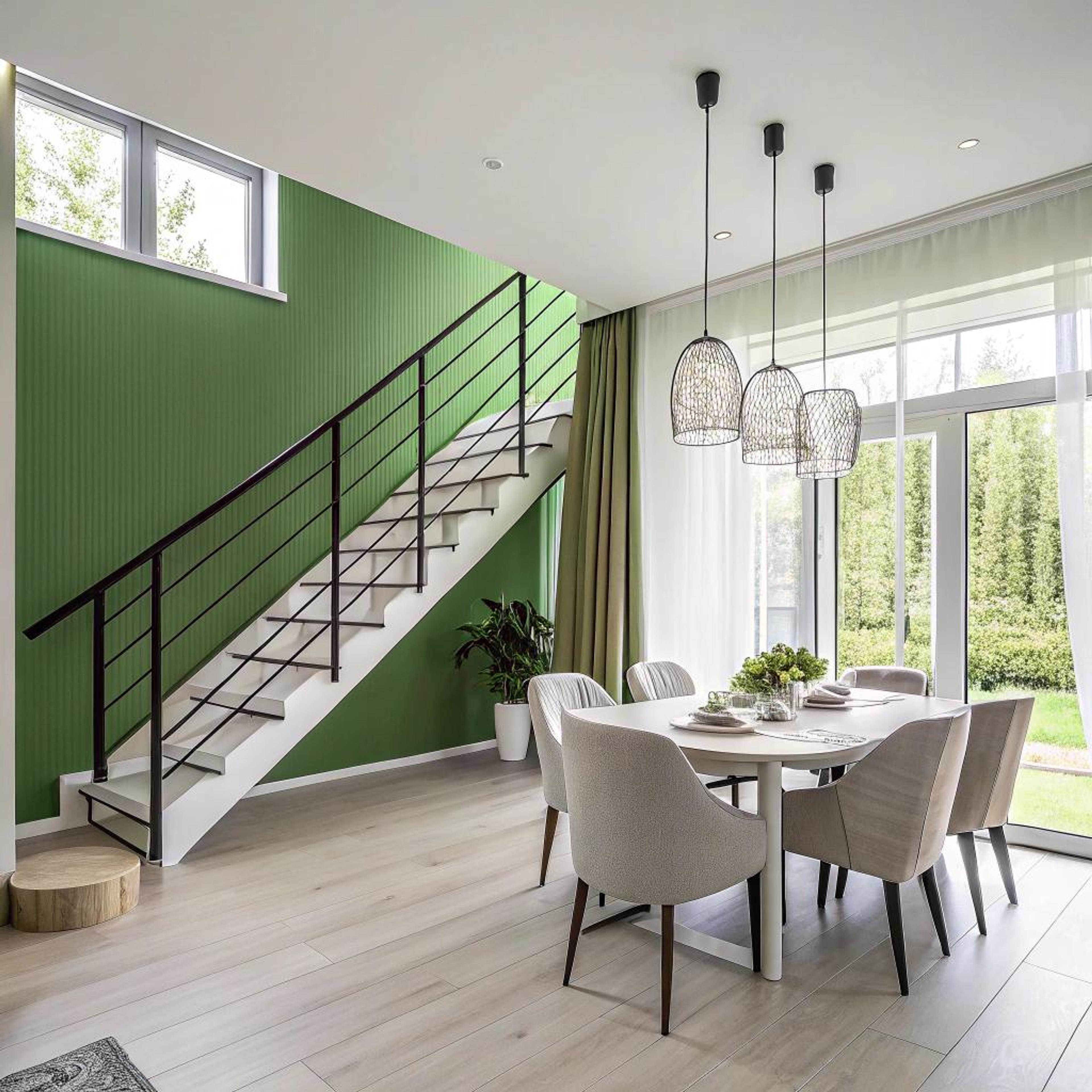 Groen en zwart in balans
