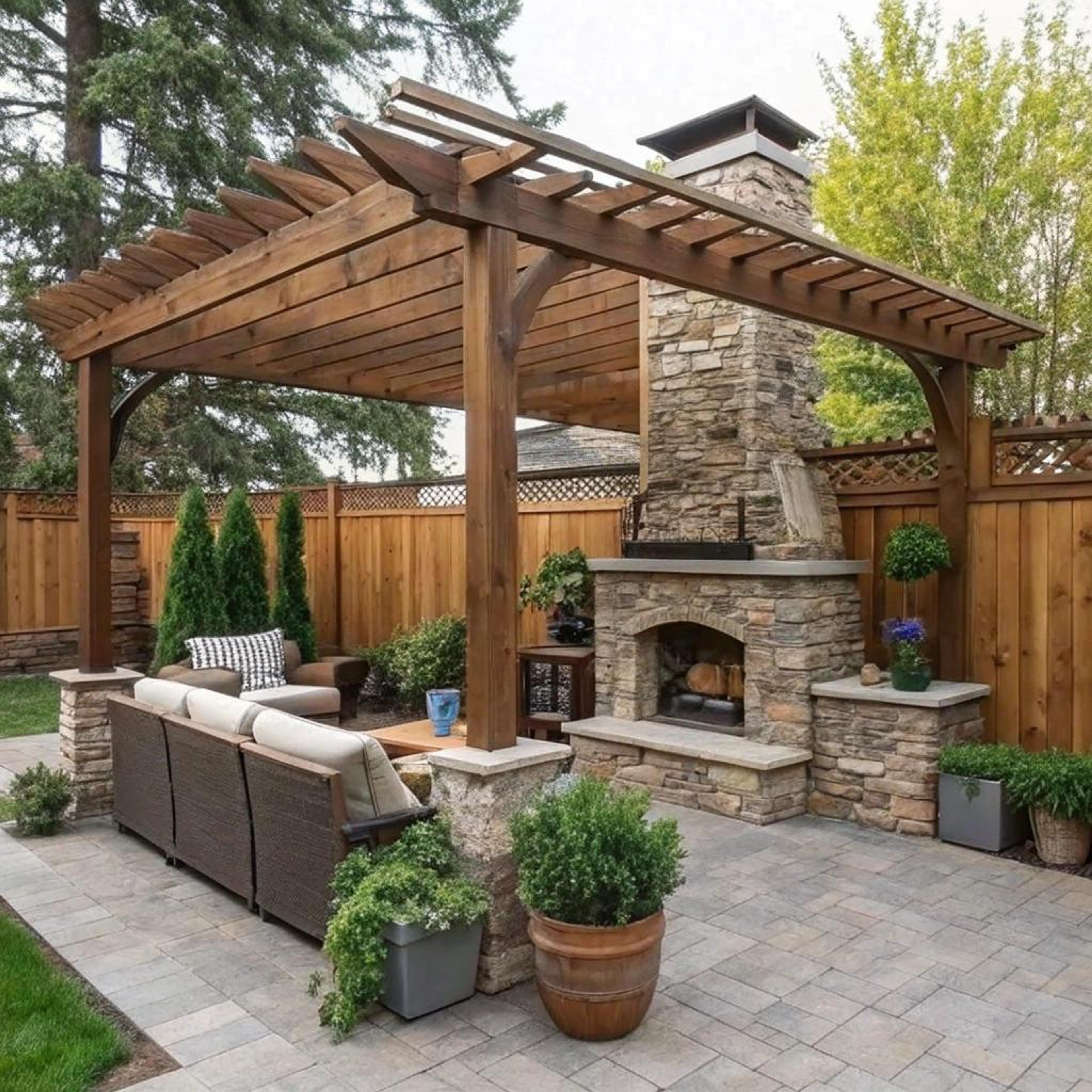 Buiten genieten met doorkijkhaard