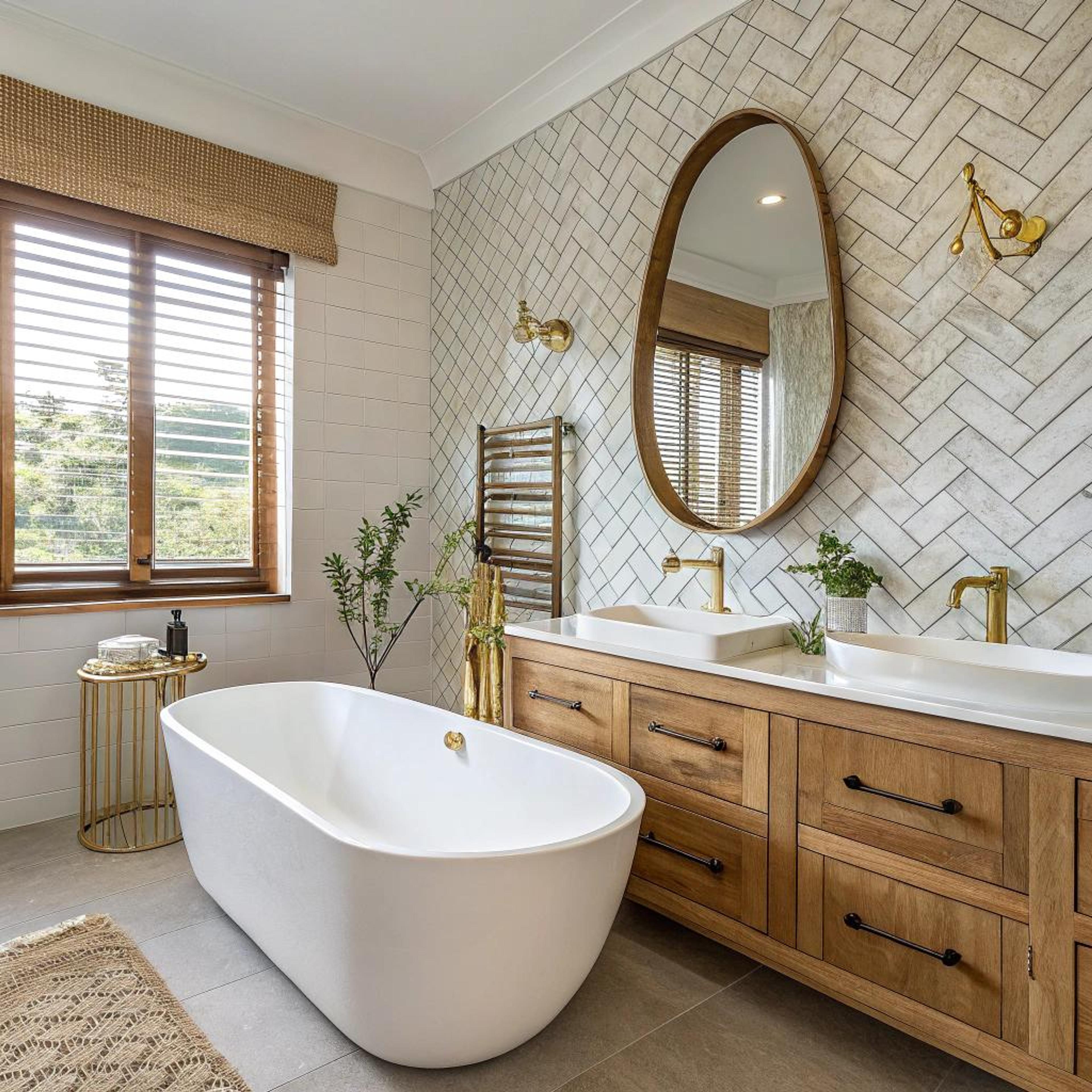 Hout en goud voor luxe