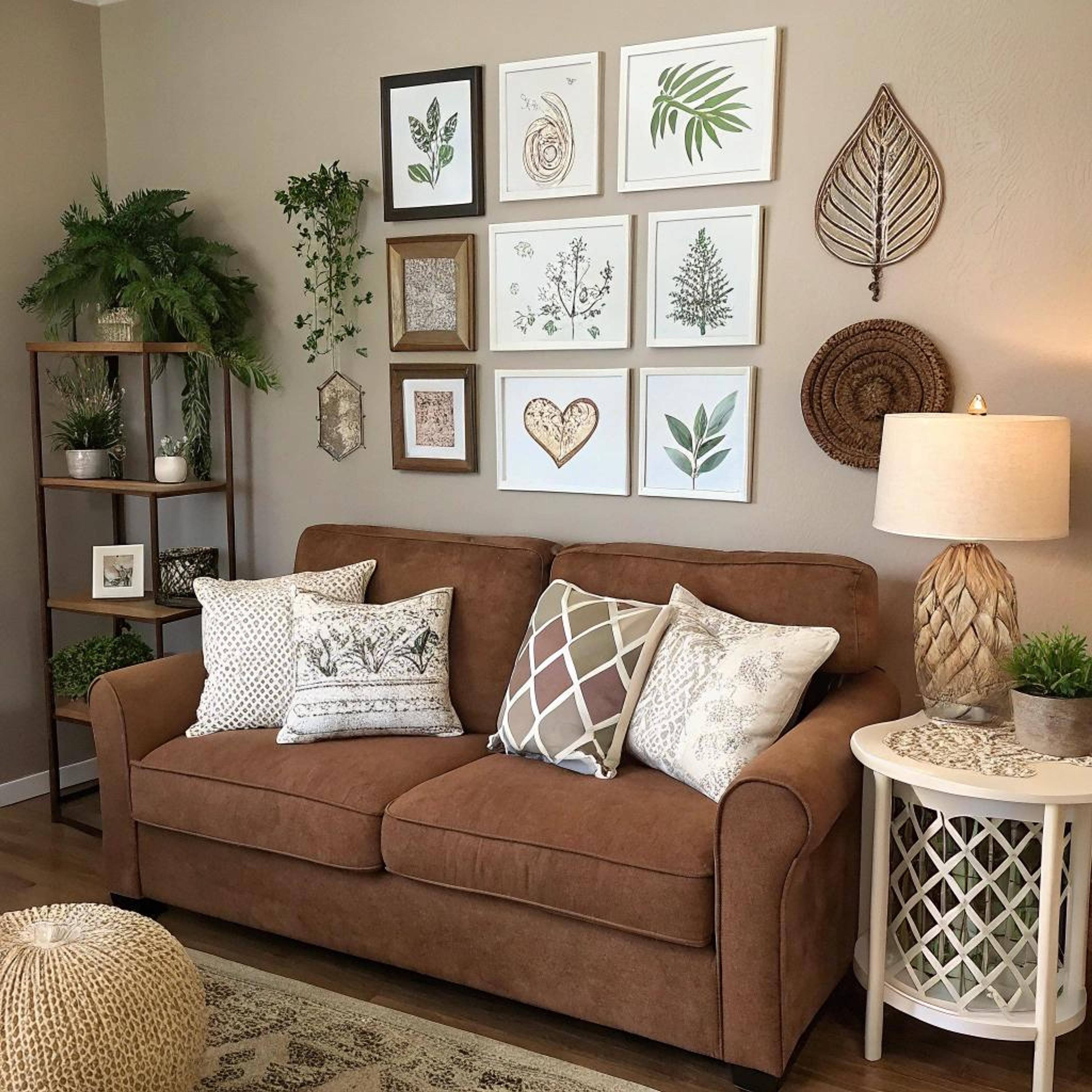 Botanische prints en geweven texturen