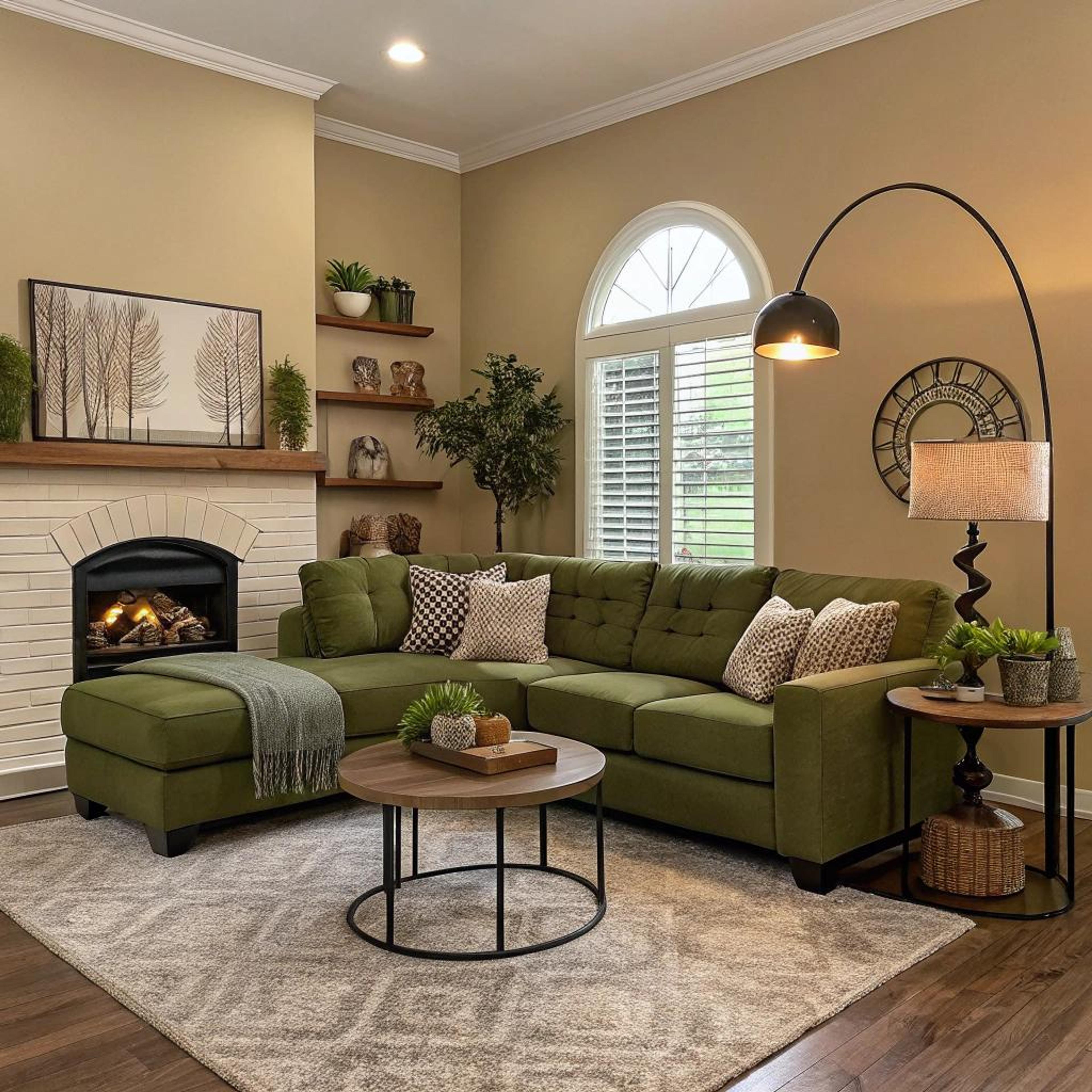 Olijfgroen als blikvanger