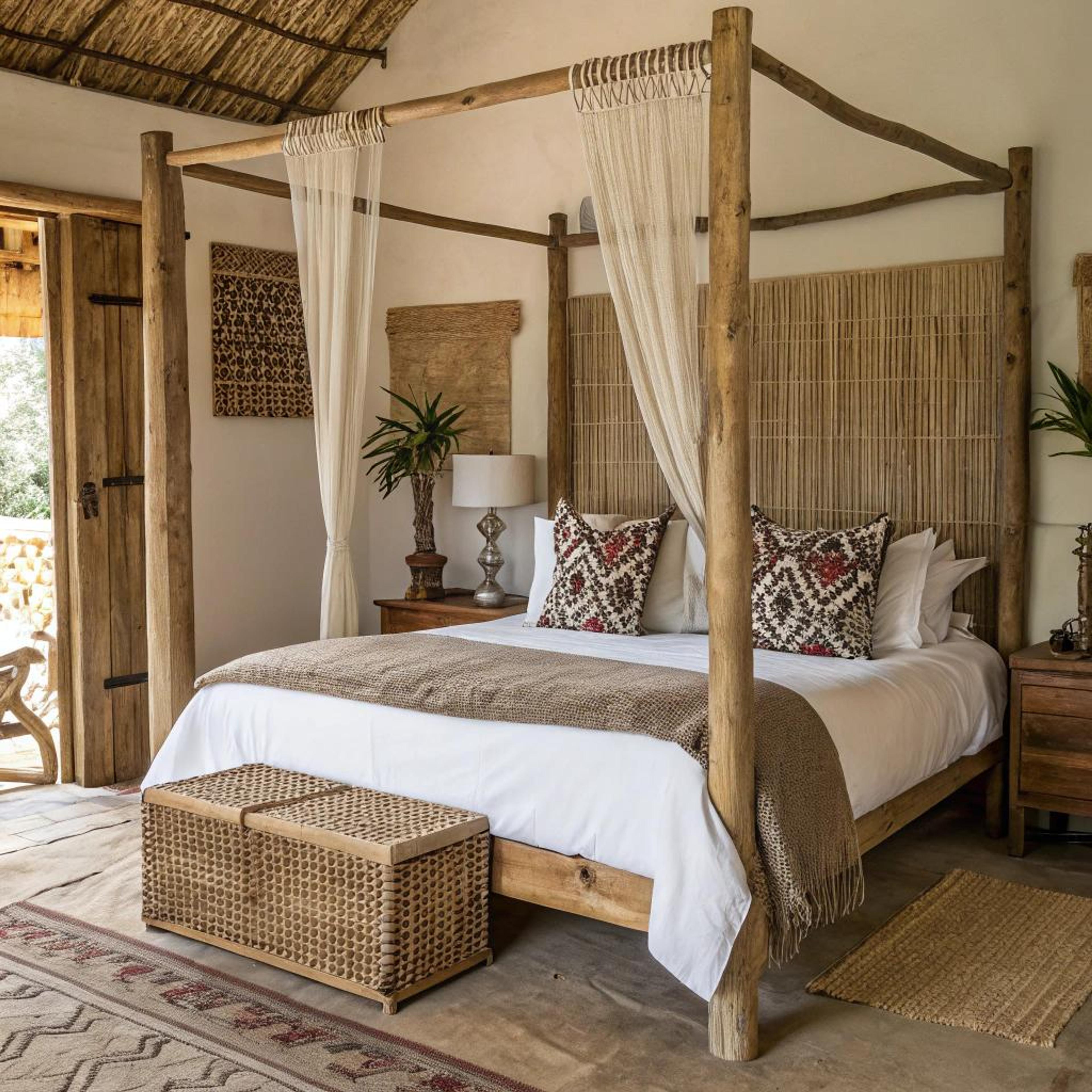 Safari sfeer met geweven details