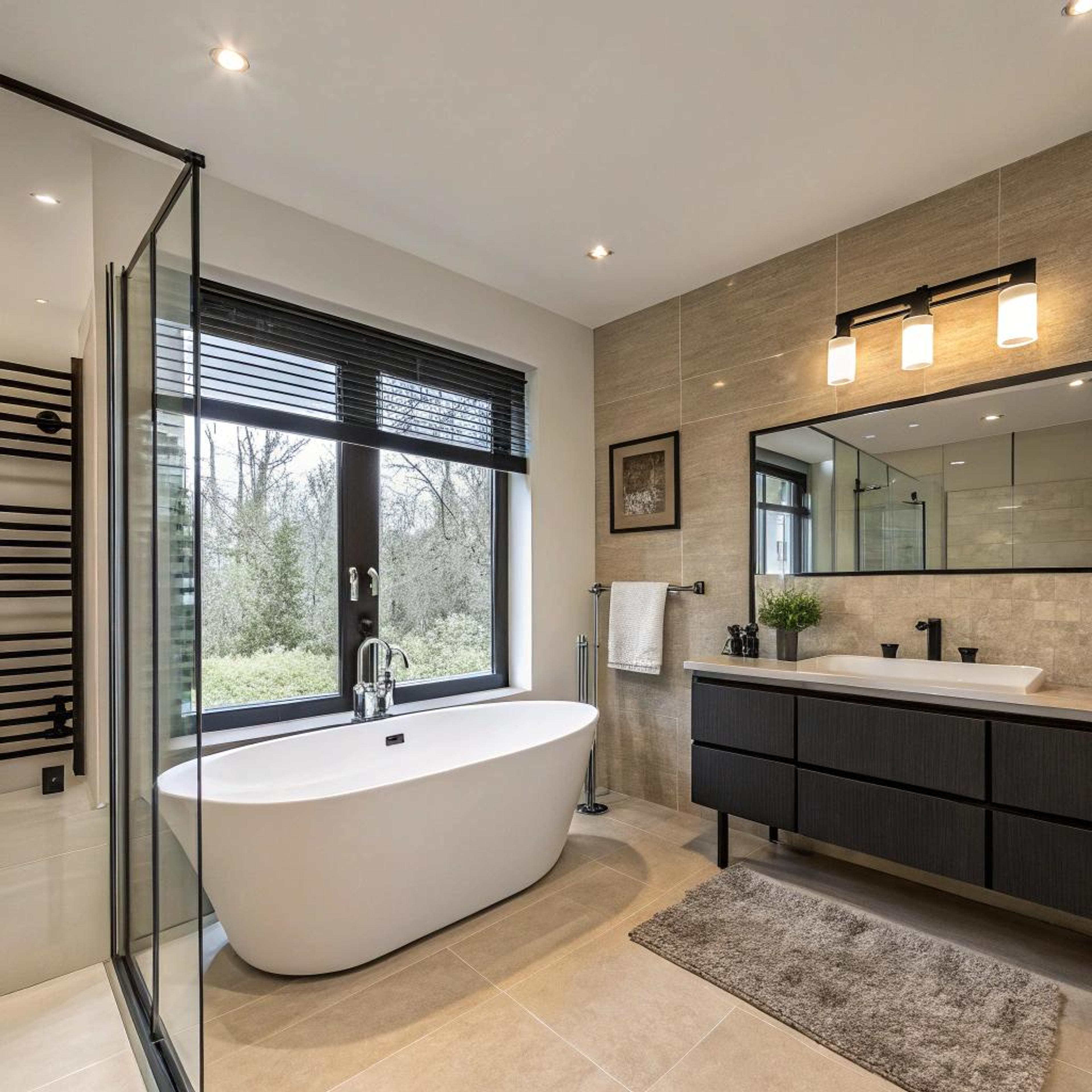 Donker hout als contrast