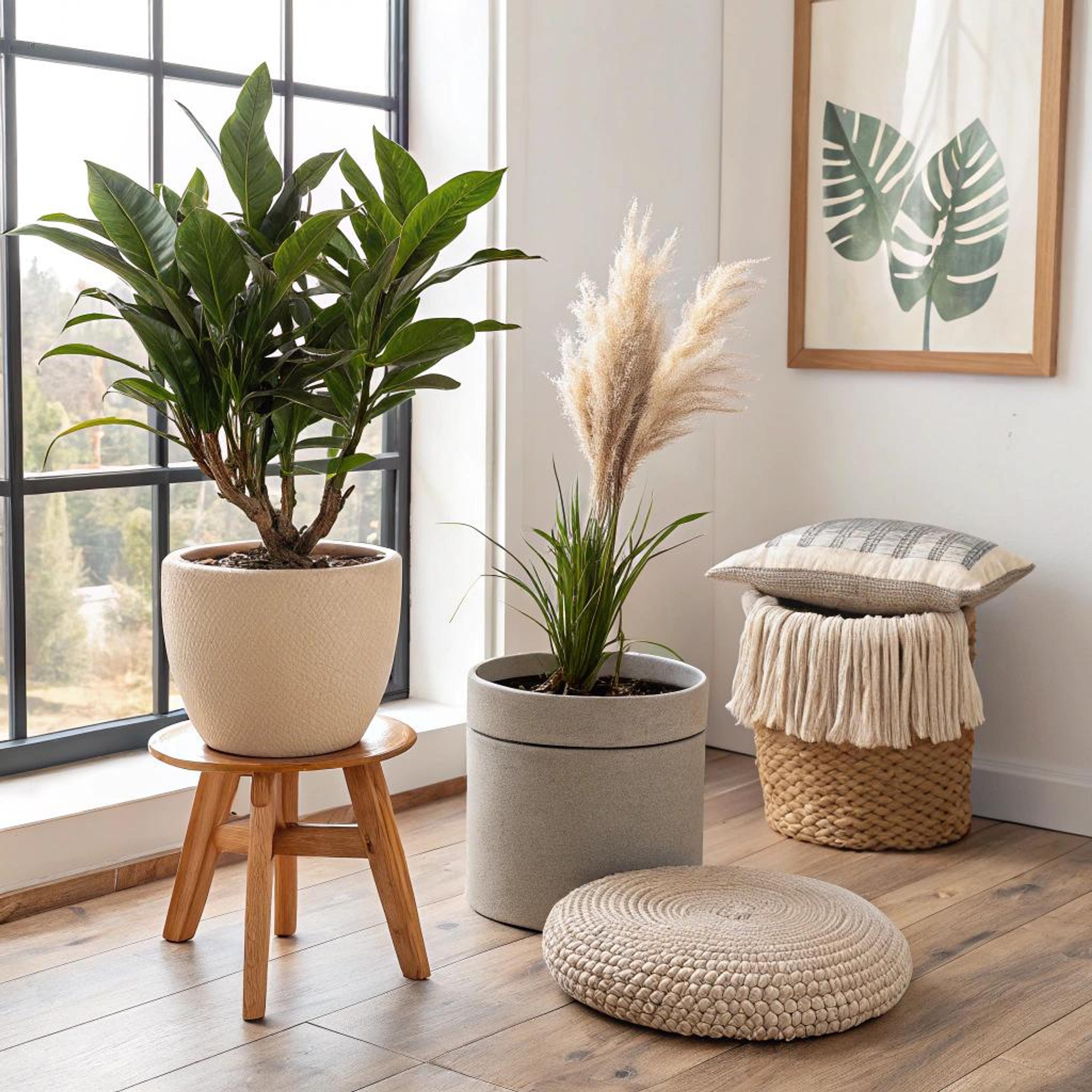 Warme texturen met ombre-accenten