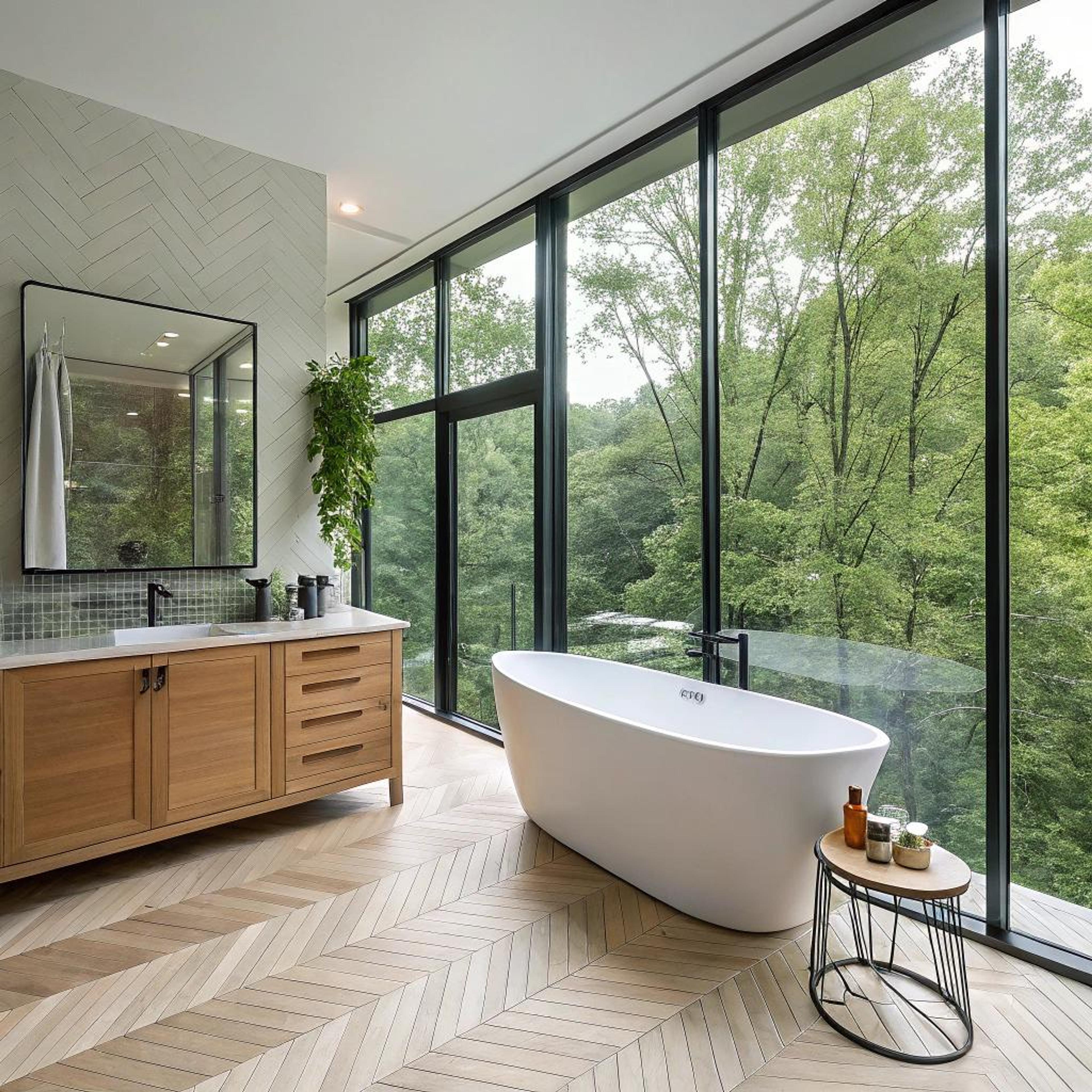 Rust door groen uitzicht