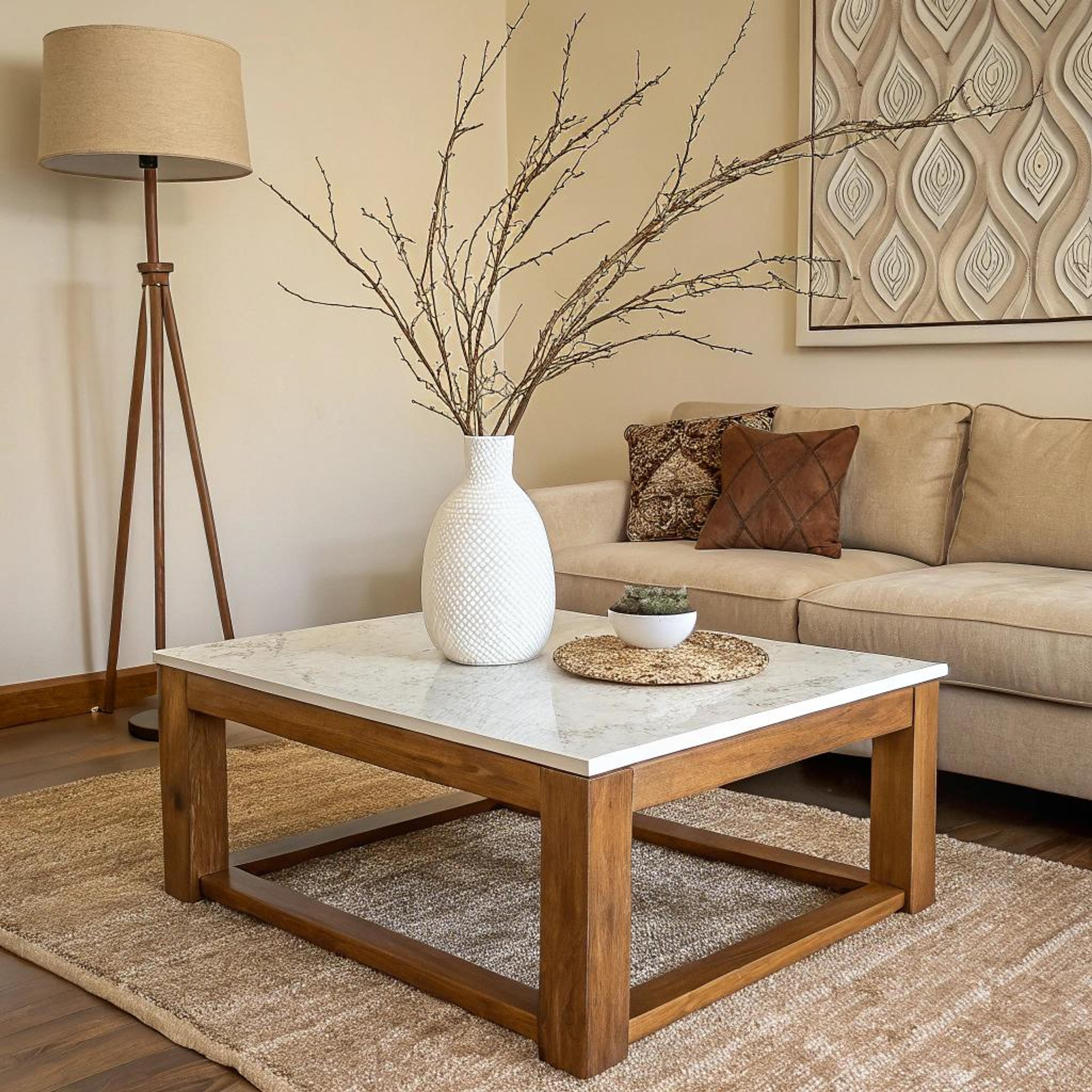 Texturenmix in zandtinten