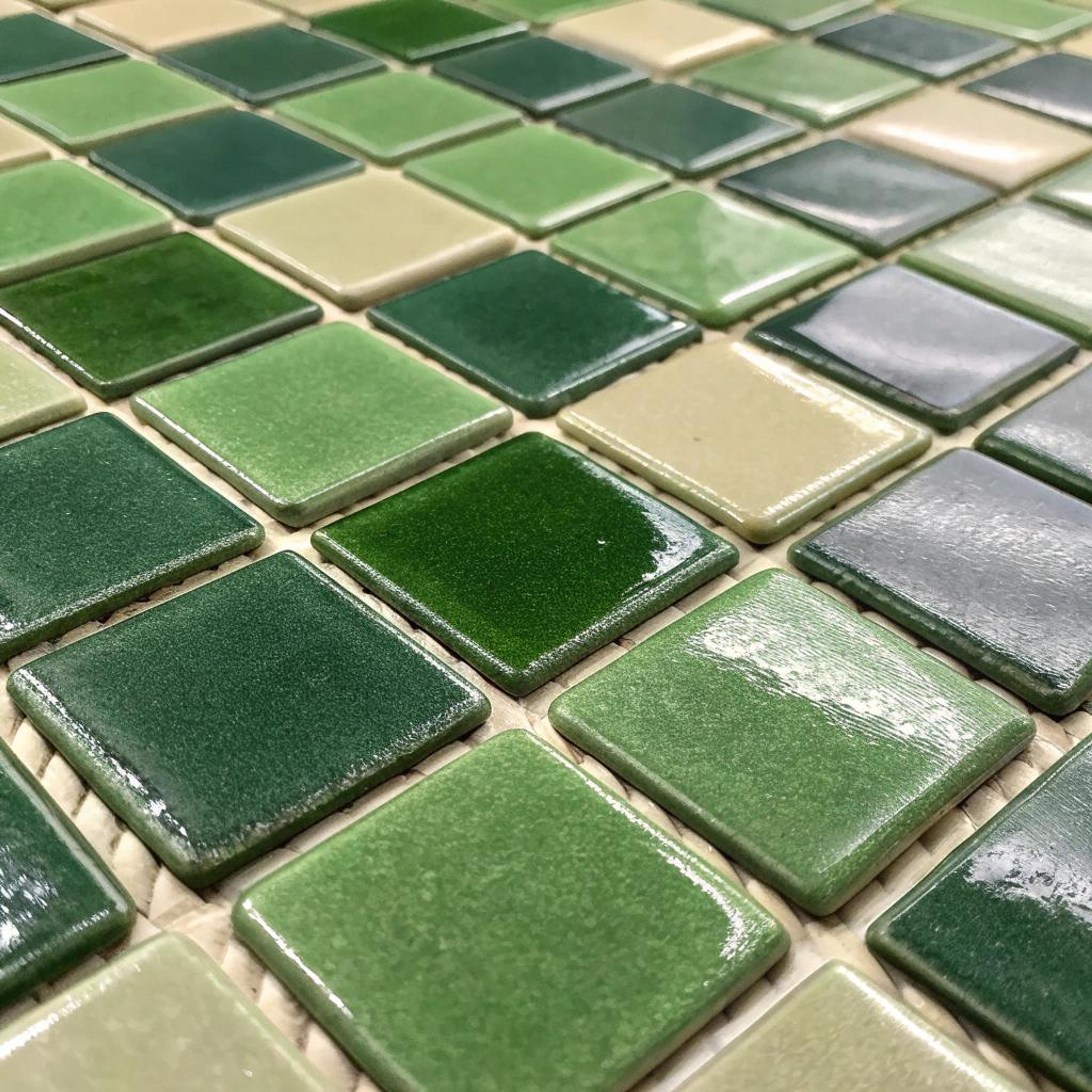 Groene zellige voor frisse sfeer