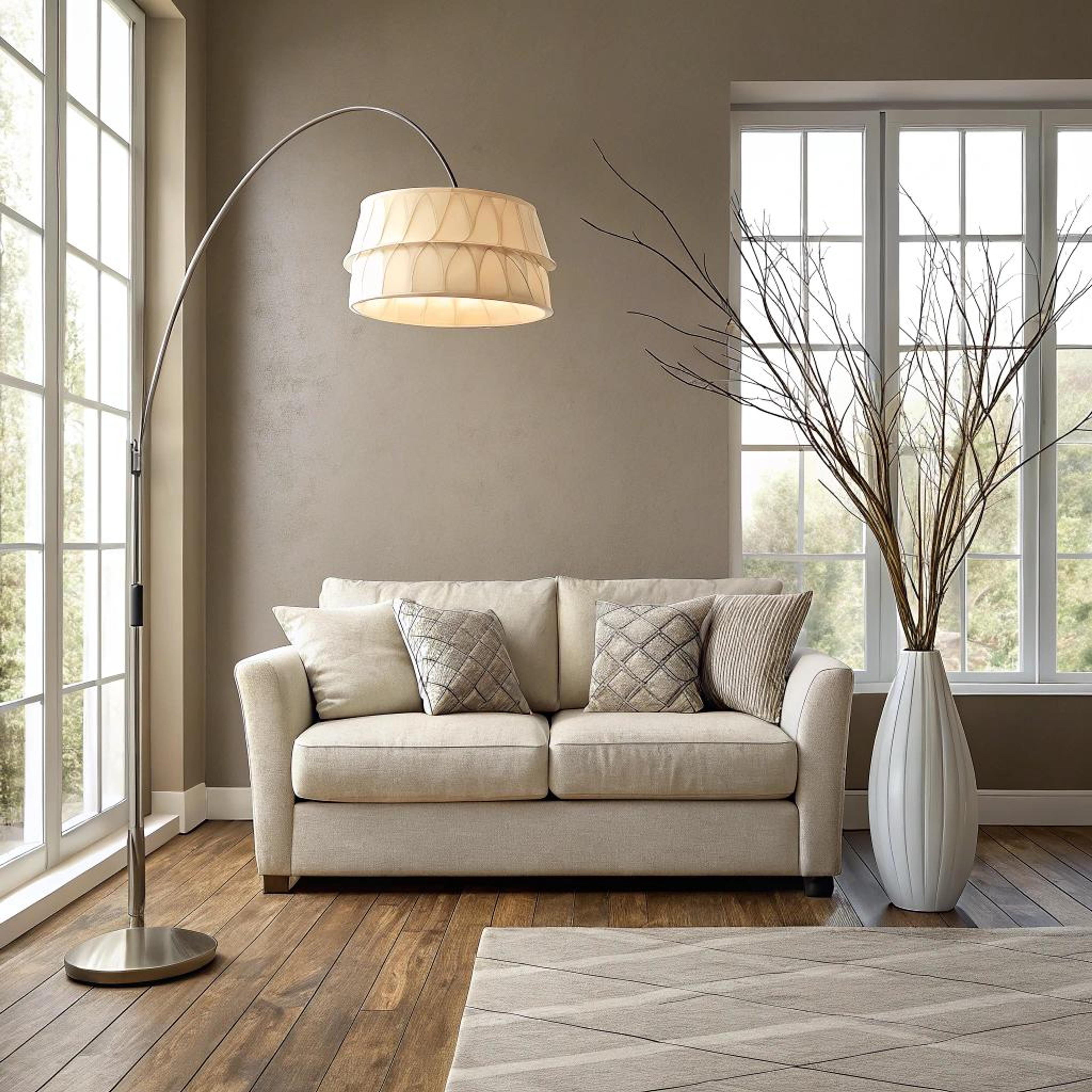 Gedroogde takken in designvaas