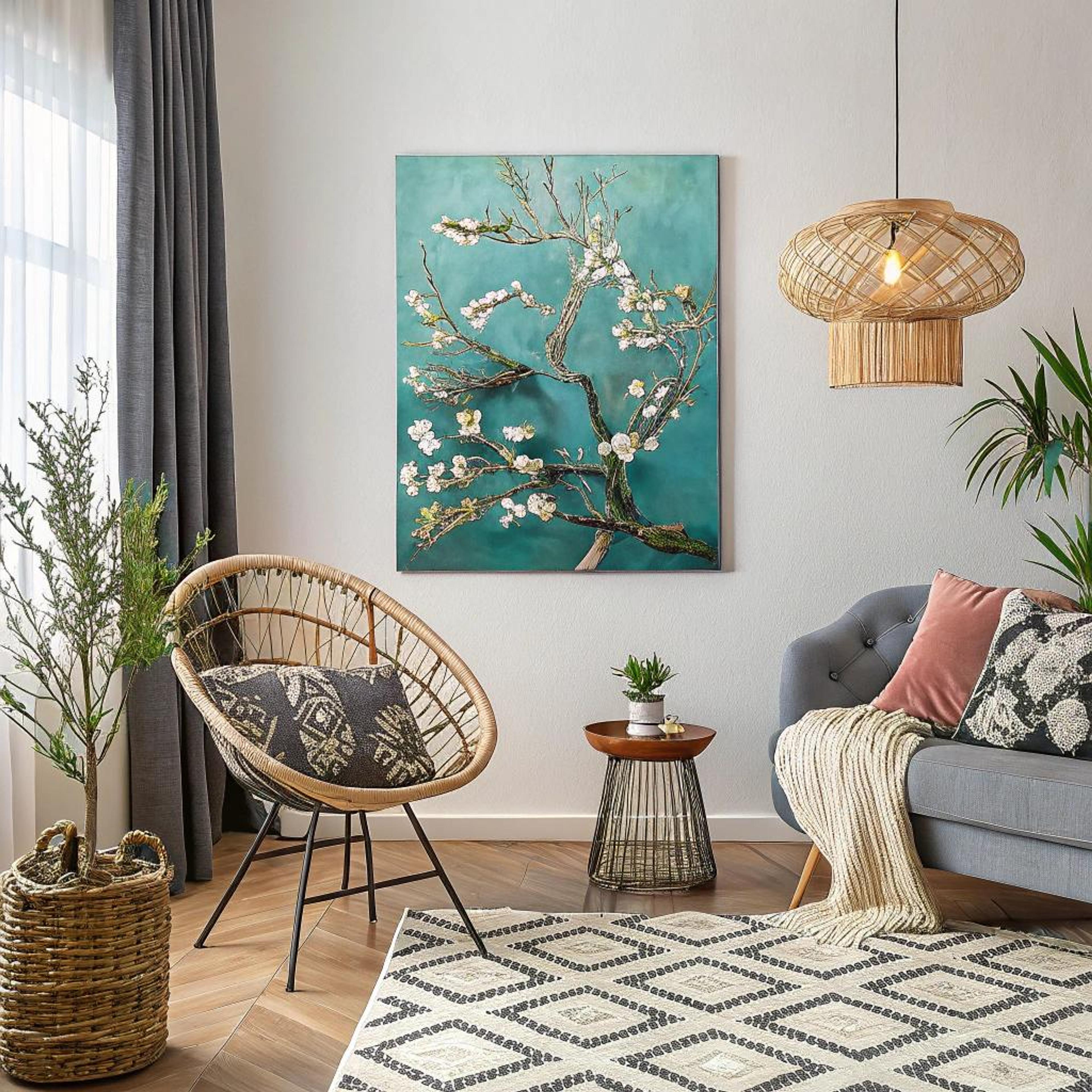 Blossemende takken als eyecatcher