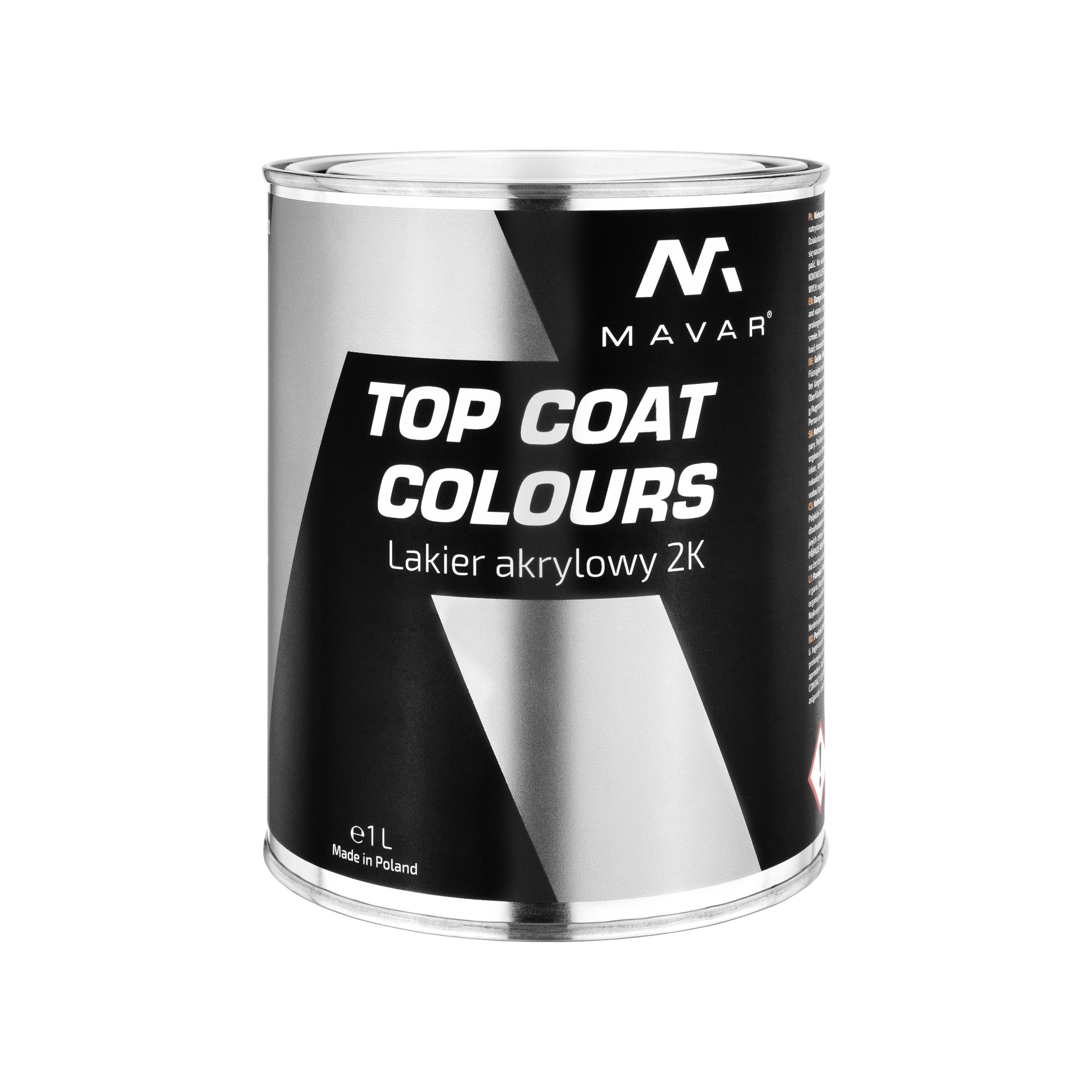 RAL 9005 2K acrylic varnish