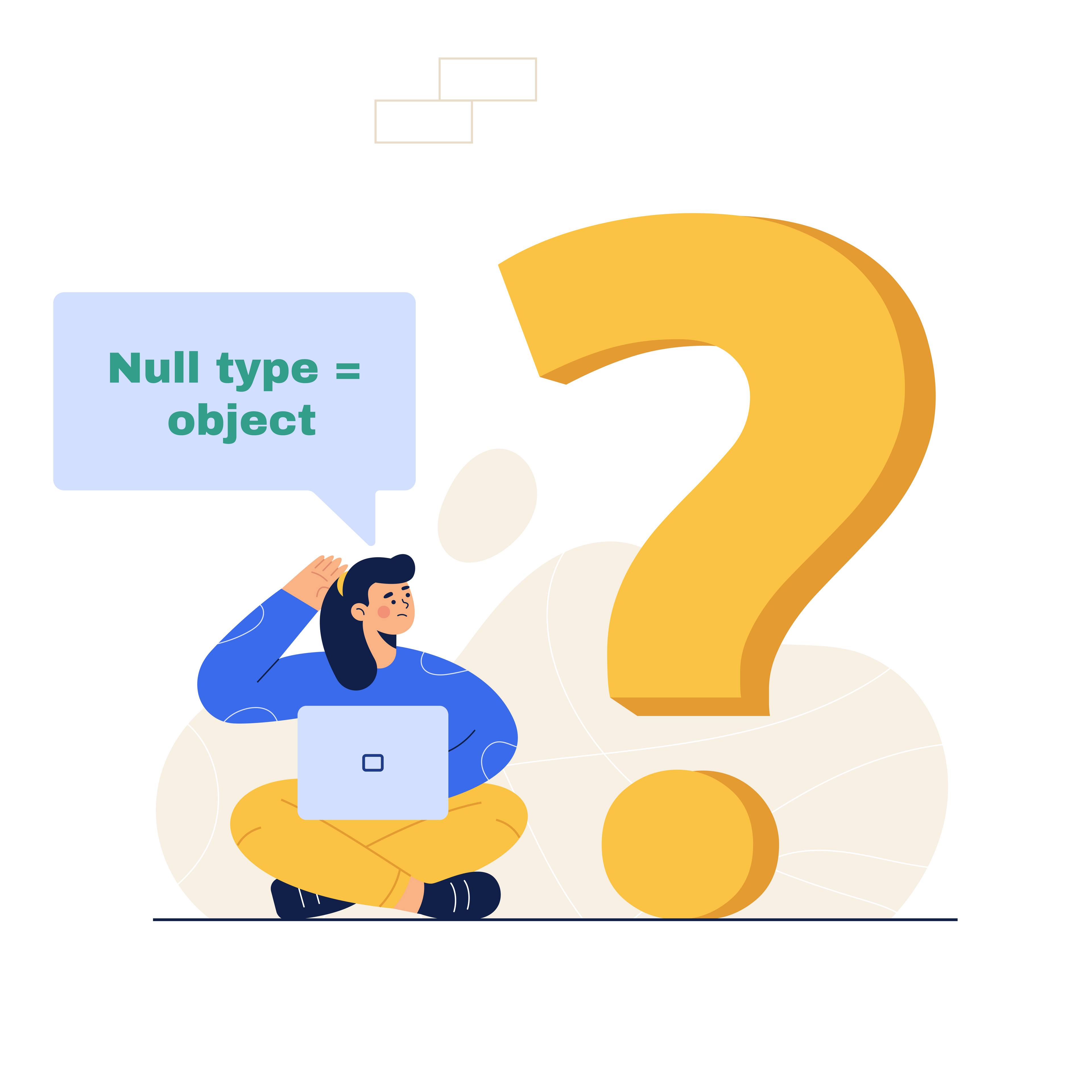 What is the type Of null in JavaScript?