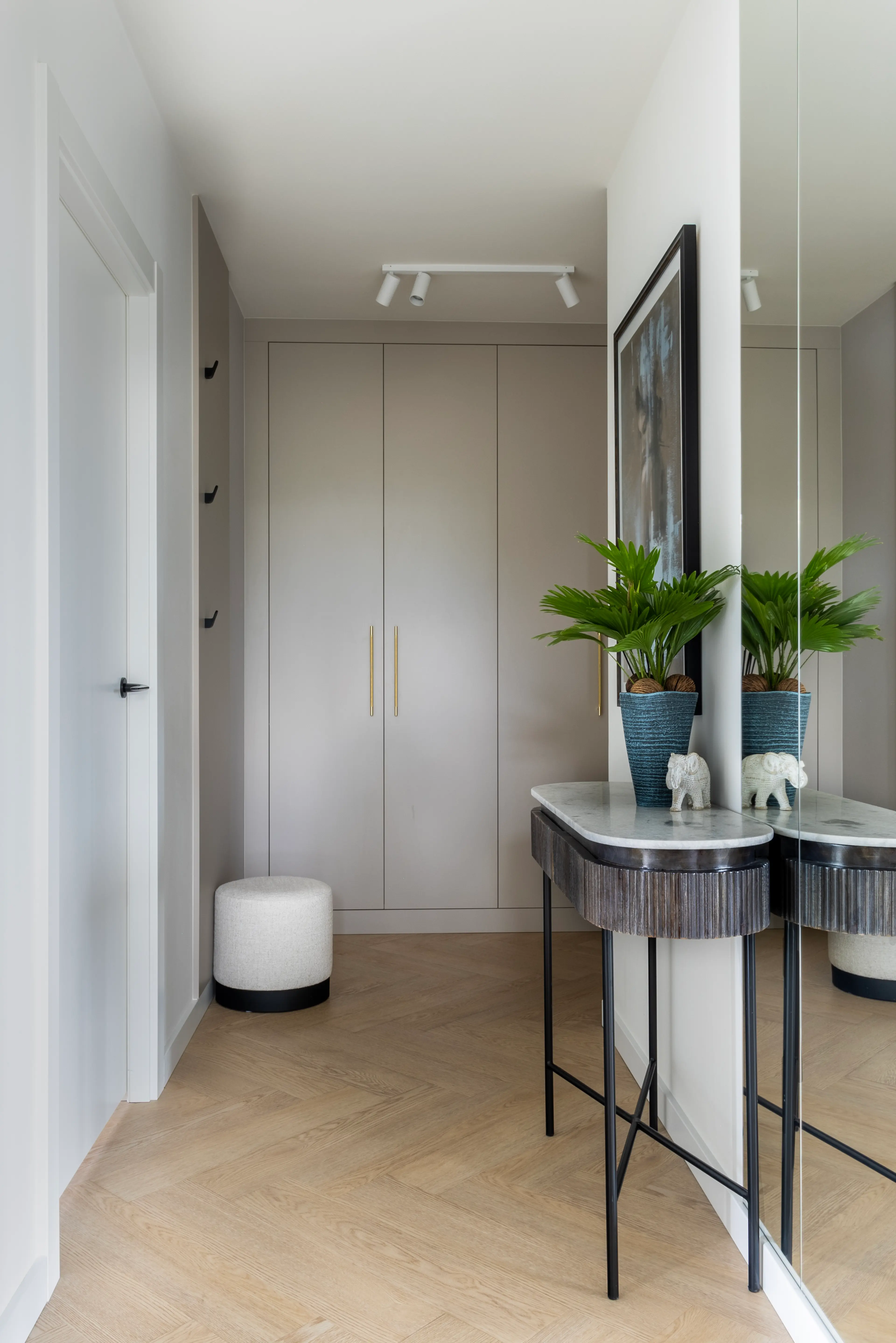 Projekt i wykończenie mieszkania 55 m² Tarchomin