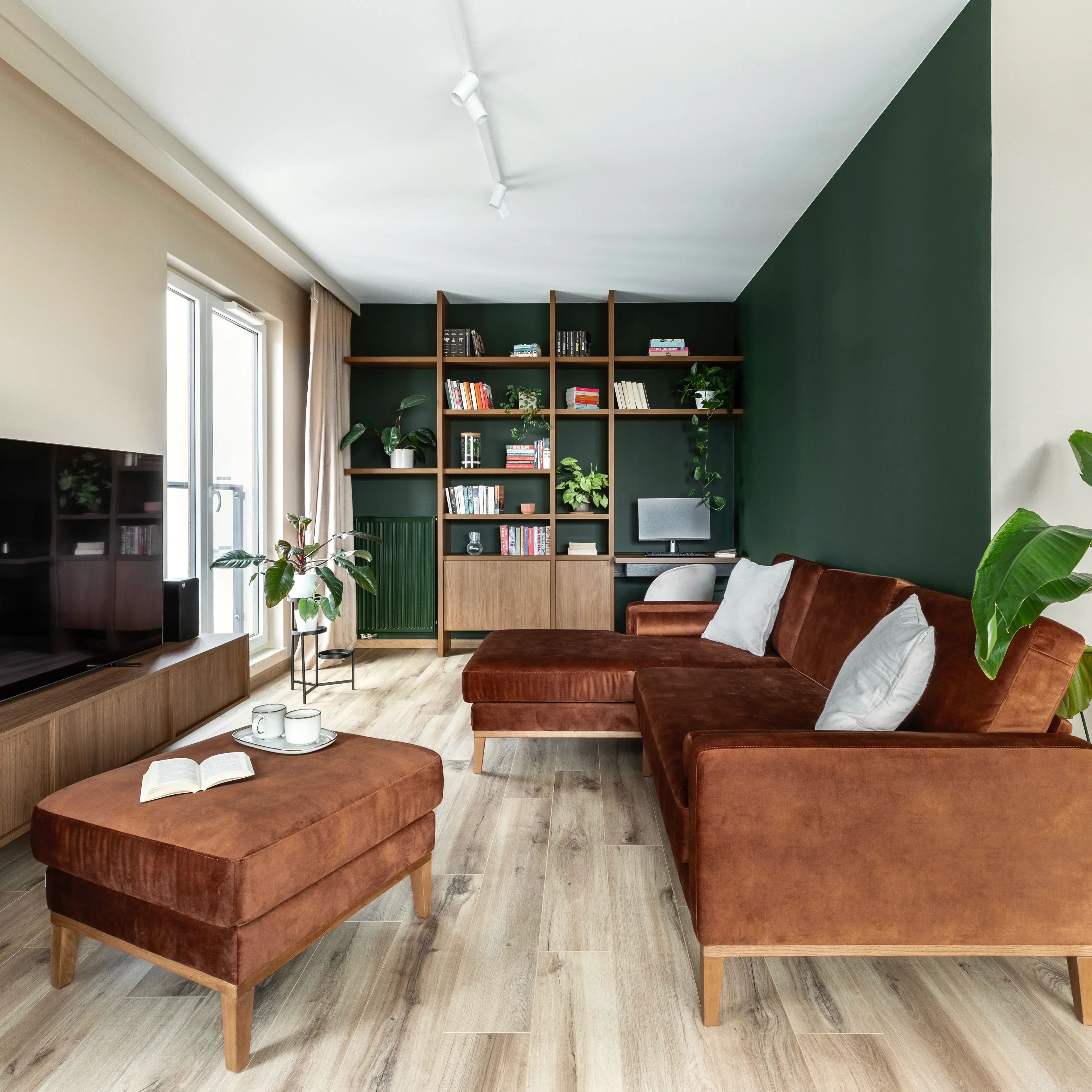 Projekt i wykończenie mieszkania 120 m² Służew, Warszawa
