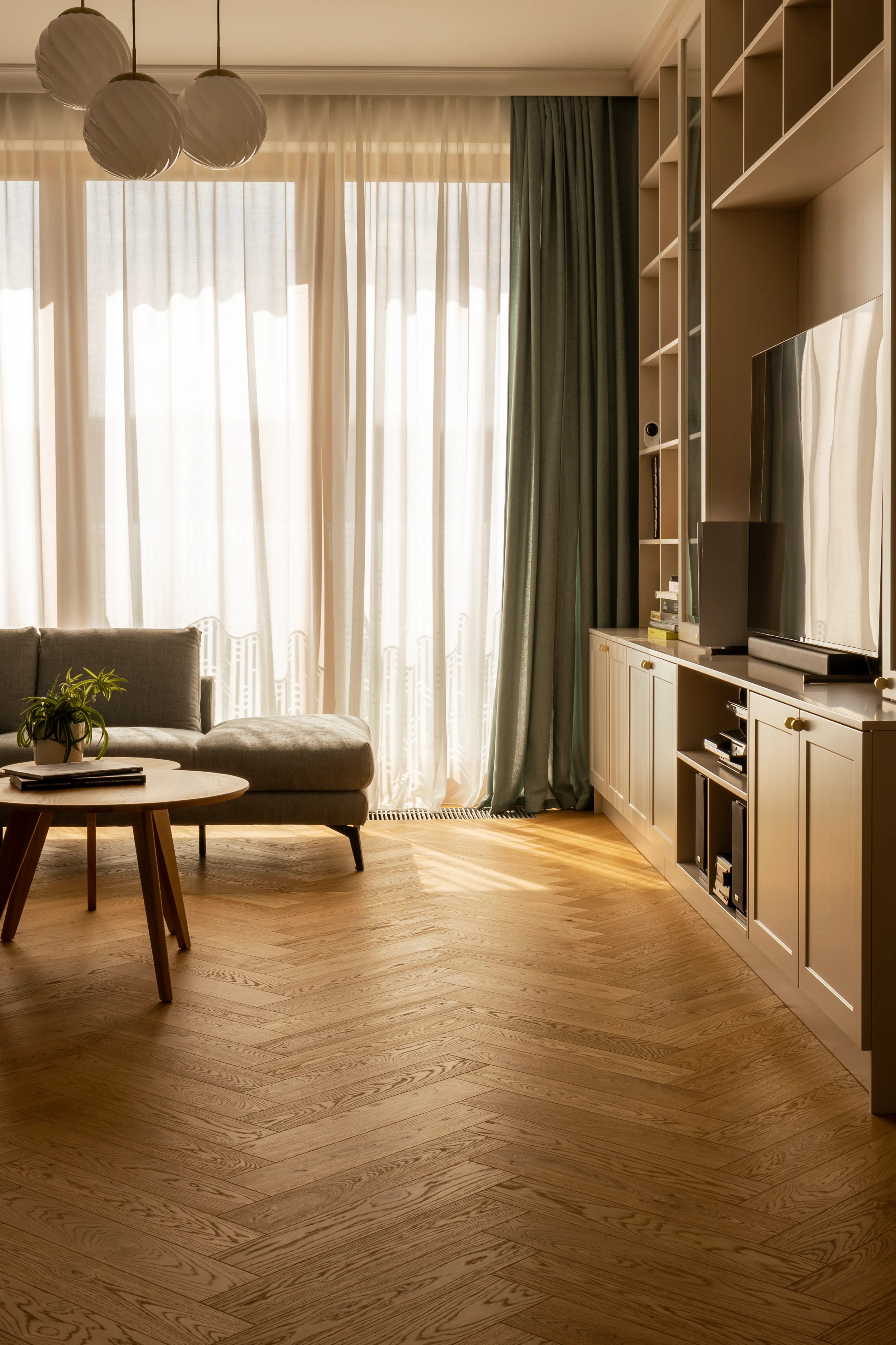 Projekt i wykończenie mieszkania 120 m² Mokotów, Warszawa