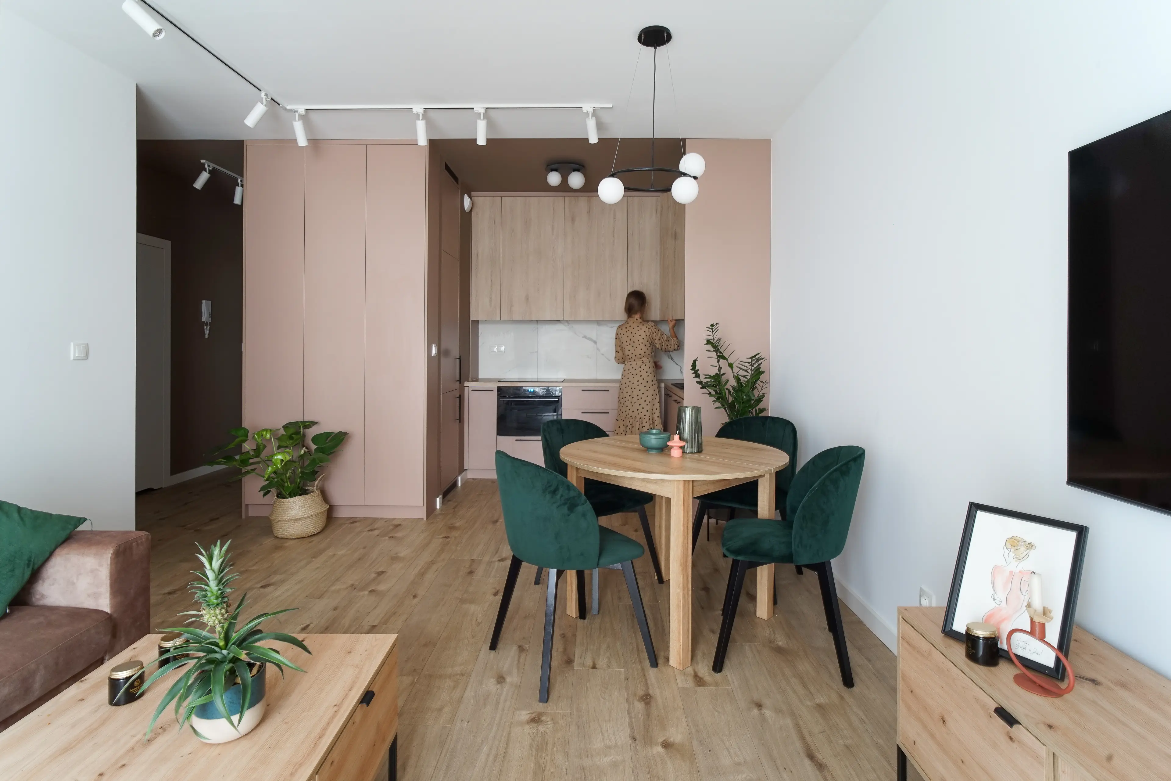 Projekt i wykończenie mieszkania 48 m² Wola, Warszawa