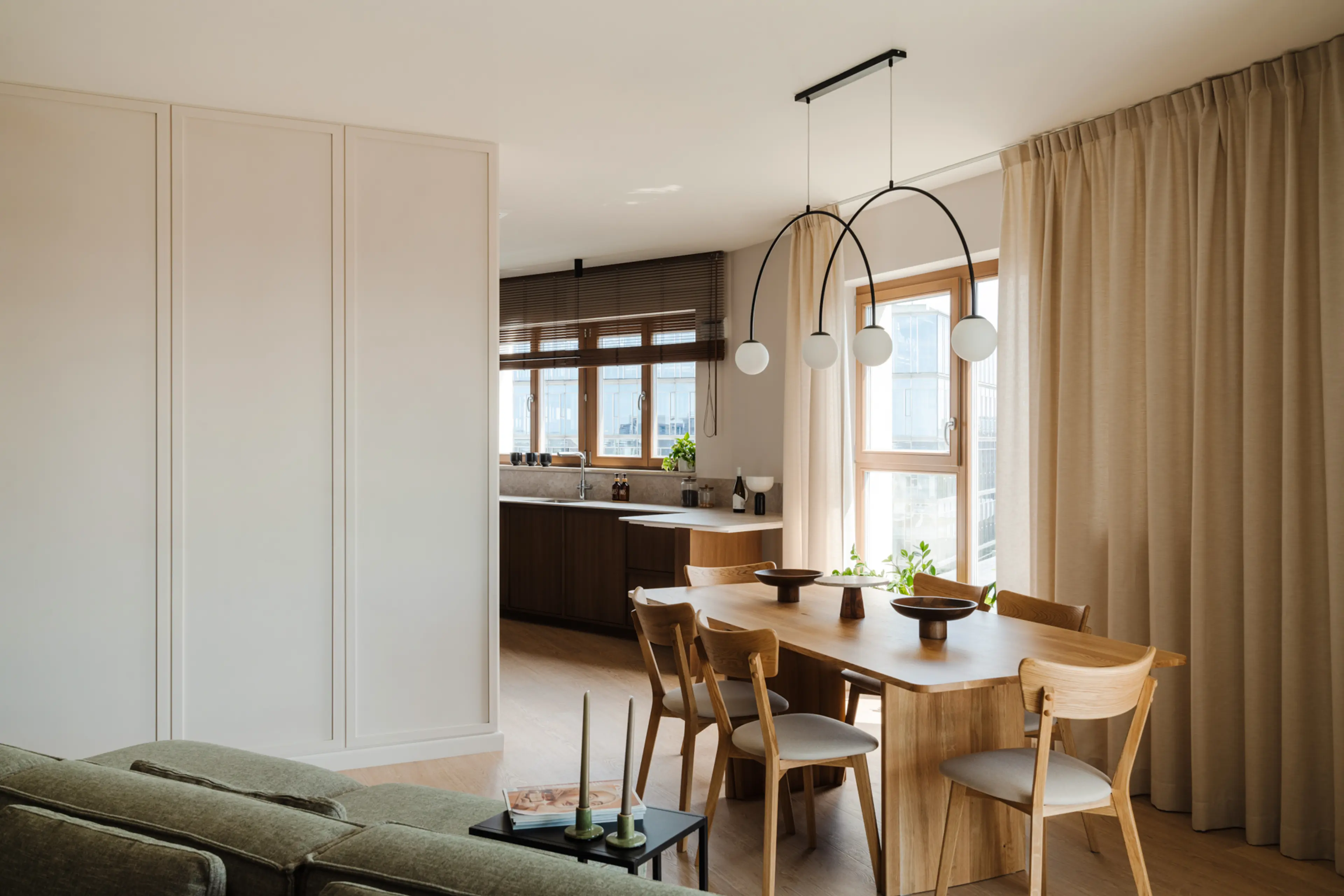 Projekt i wykończenie mieszkania 120 m² Służewiec, Warszawa