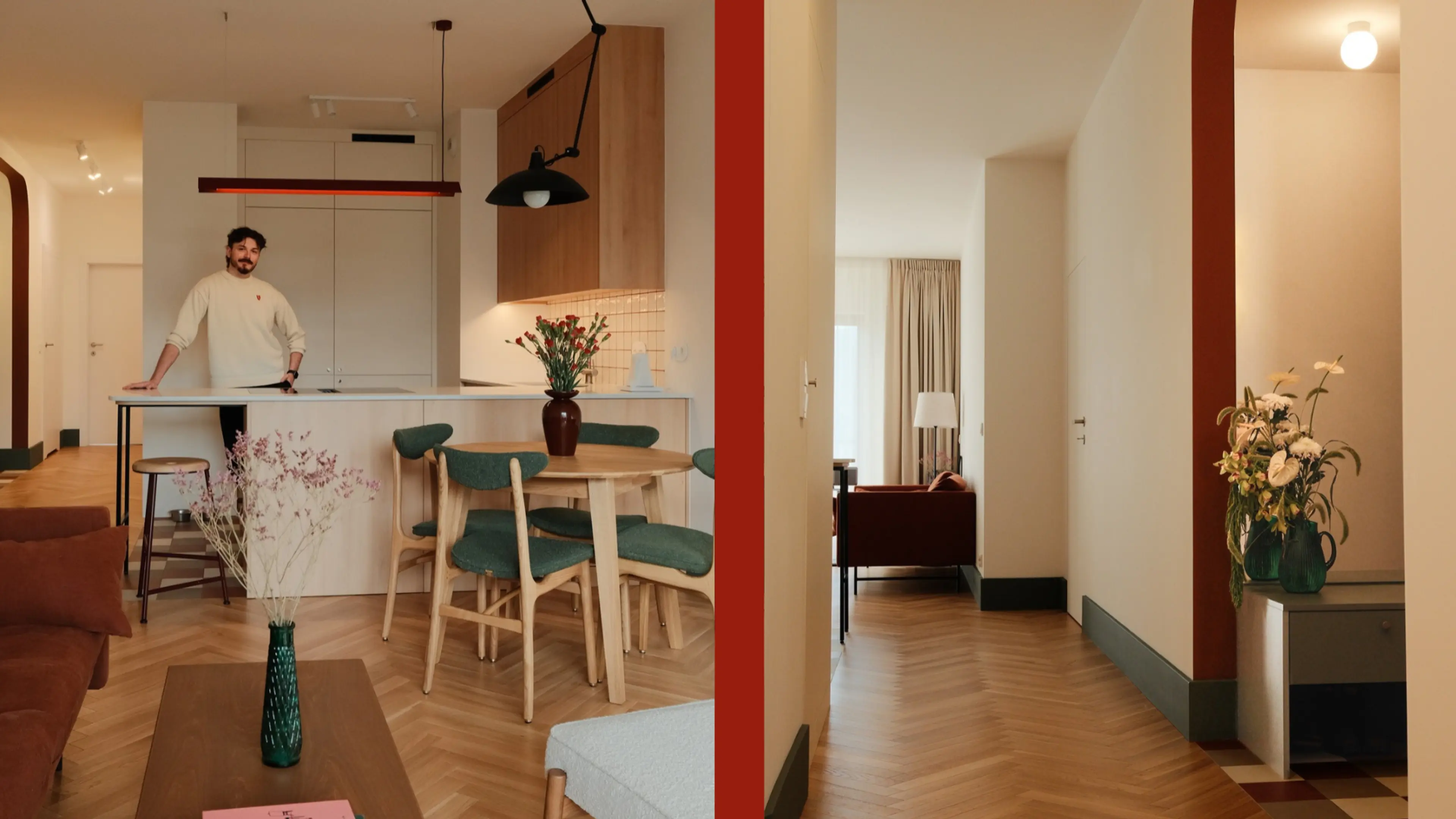 Projekt i wykończenie mieszkania 86m2 