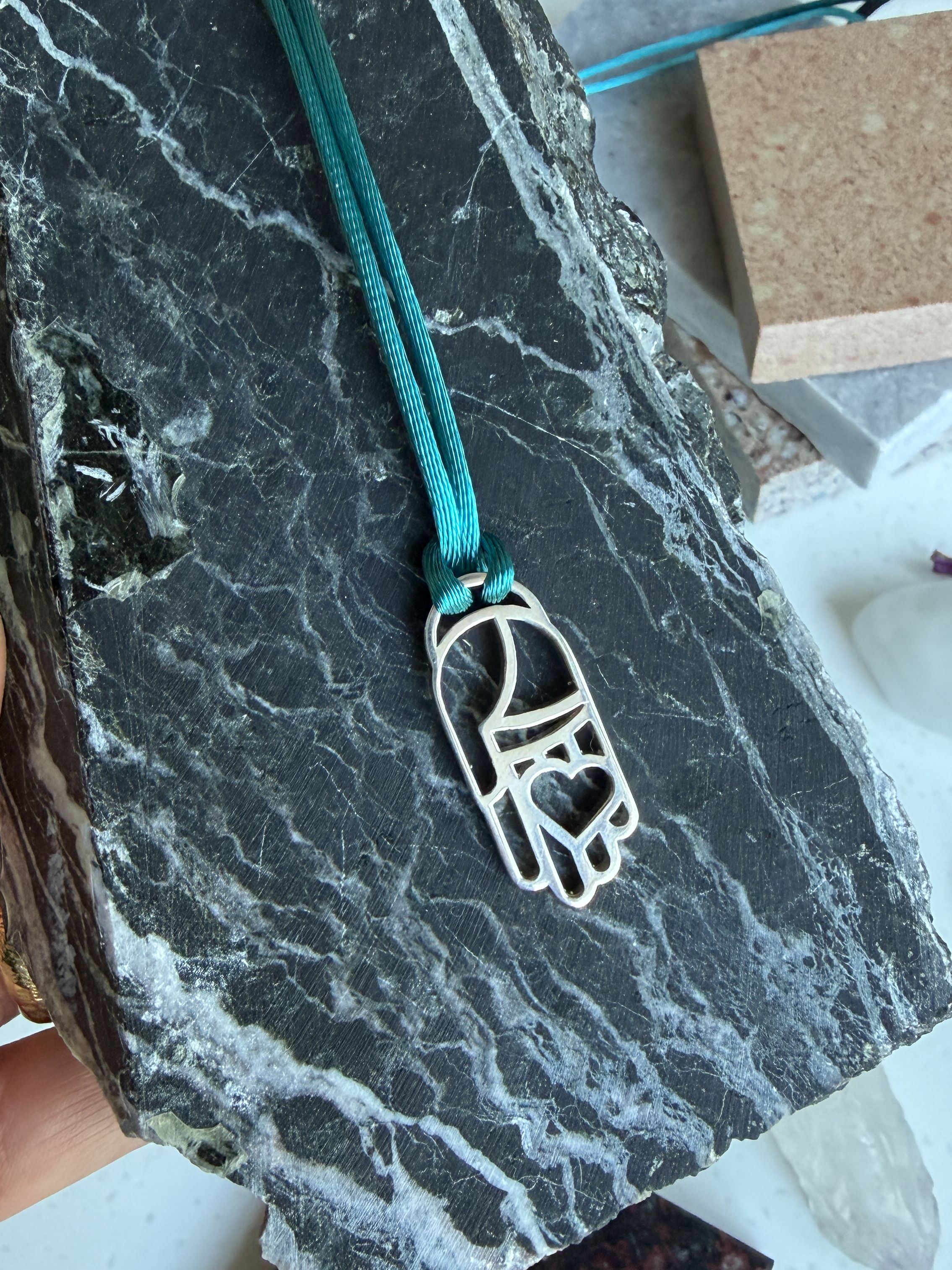 Heart in Hand Necklace
