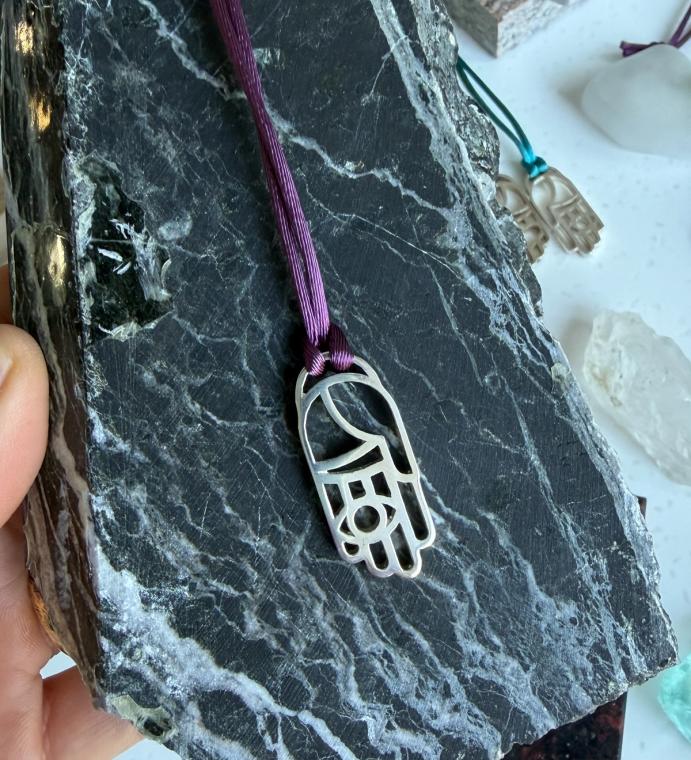 Eye in hand Necklace
