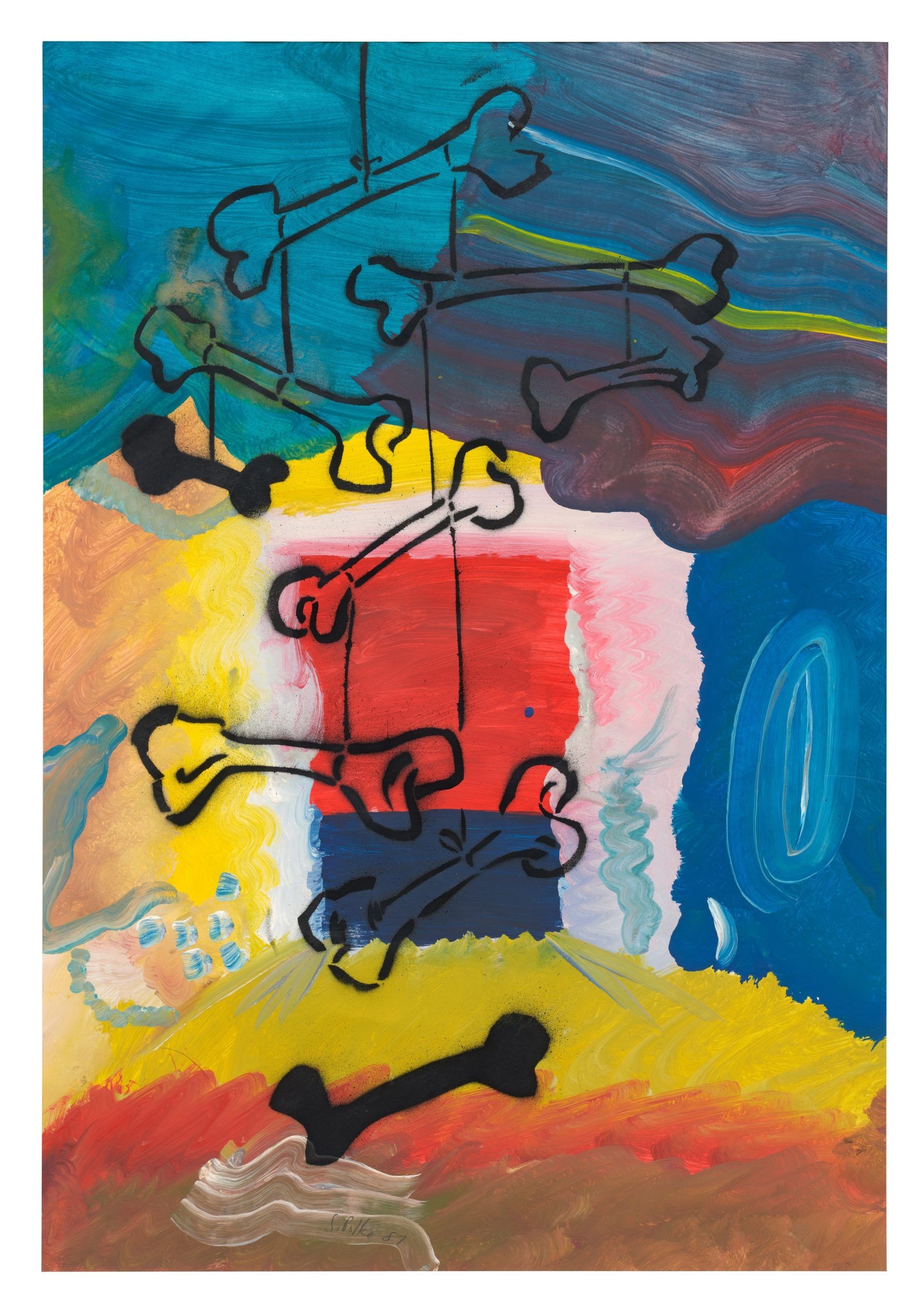 Knochen Mobile — Sigmar Polke