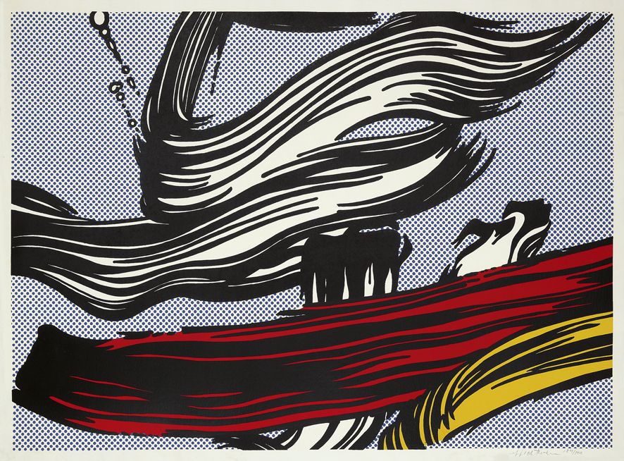 "Brushstrokes" — Roy Lichtenstein