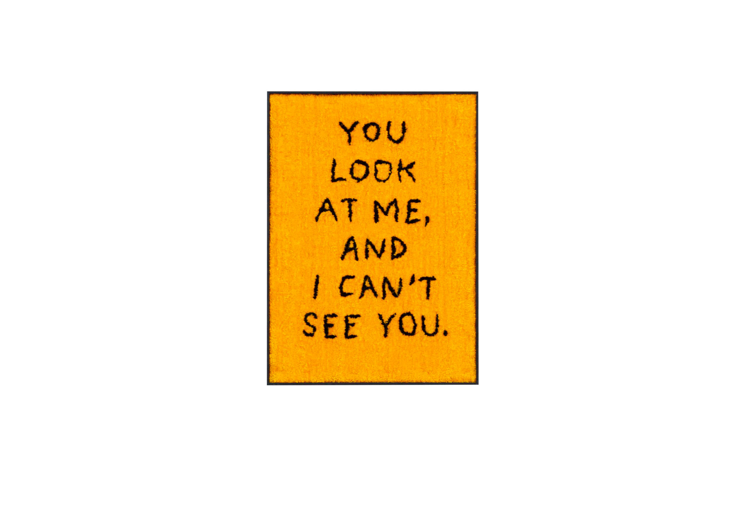 You look at me and I can't see you — Numero Cromatico