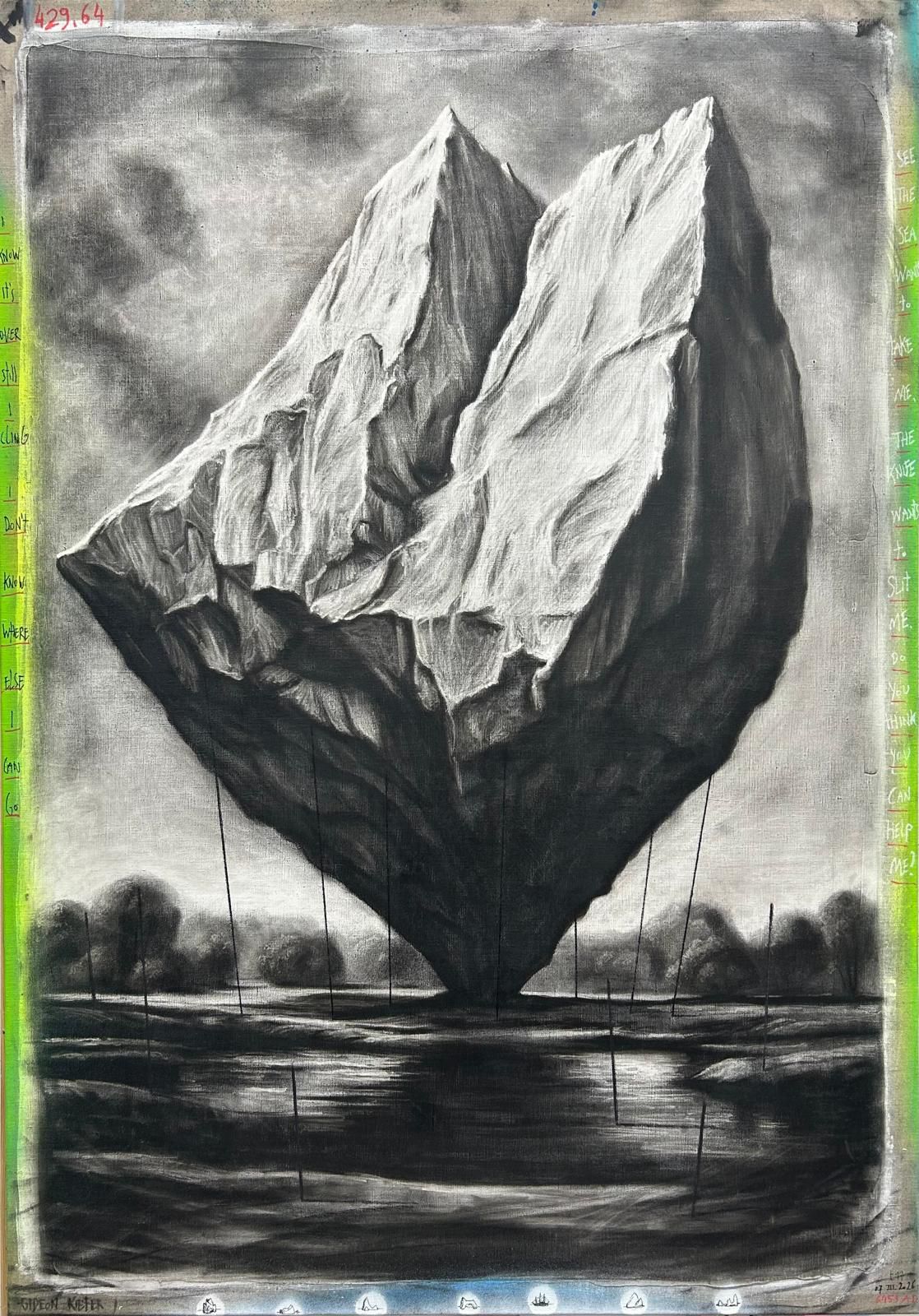 Silverpoint, polymer clay, wood, wire, pencil, acrylic, Uni Posca marker  & Staedtler marker on plywood — Gideon Kiefer
