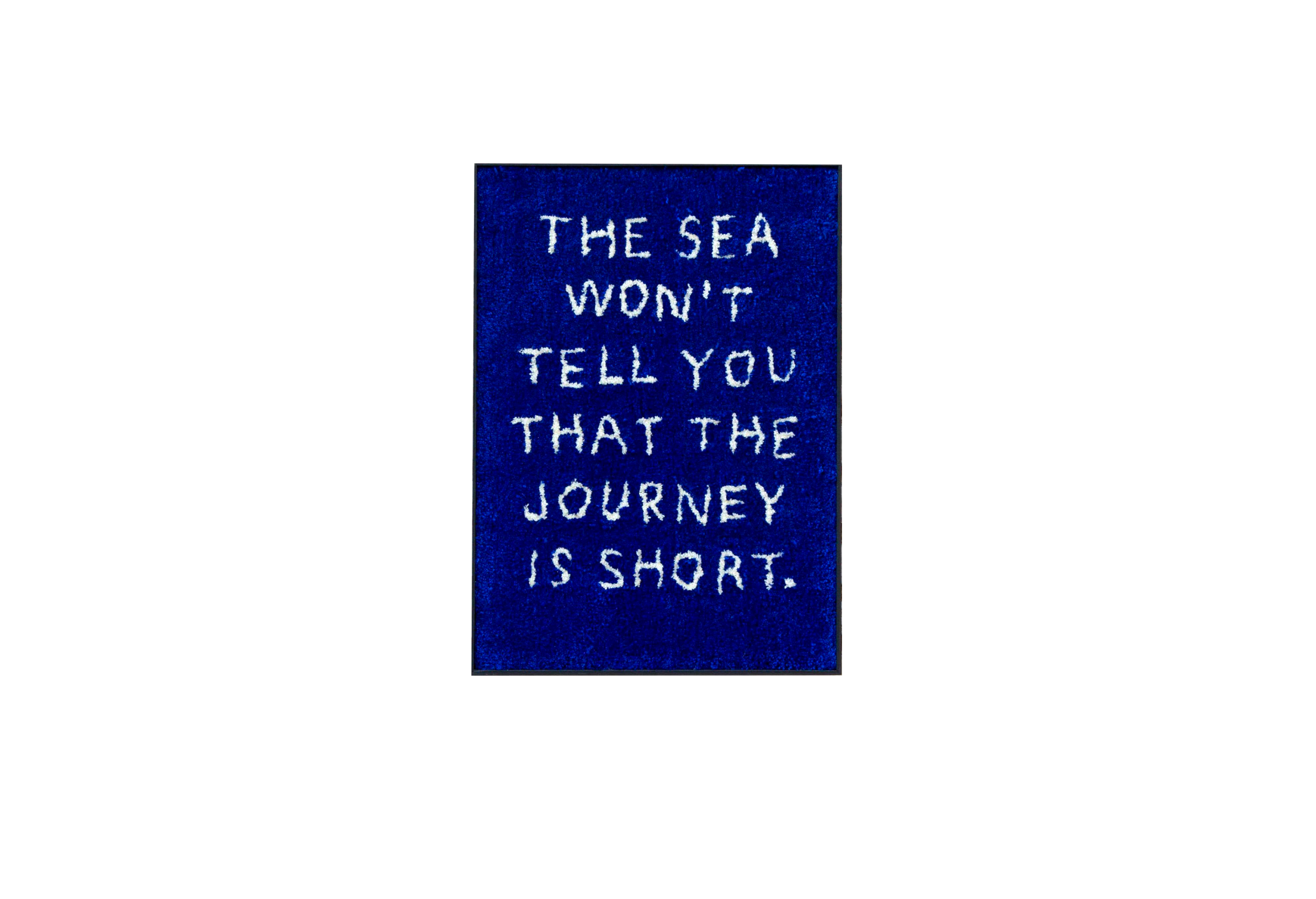The sea won't tell you that the journey is short — Numero Cromatico