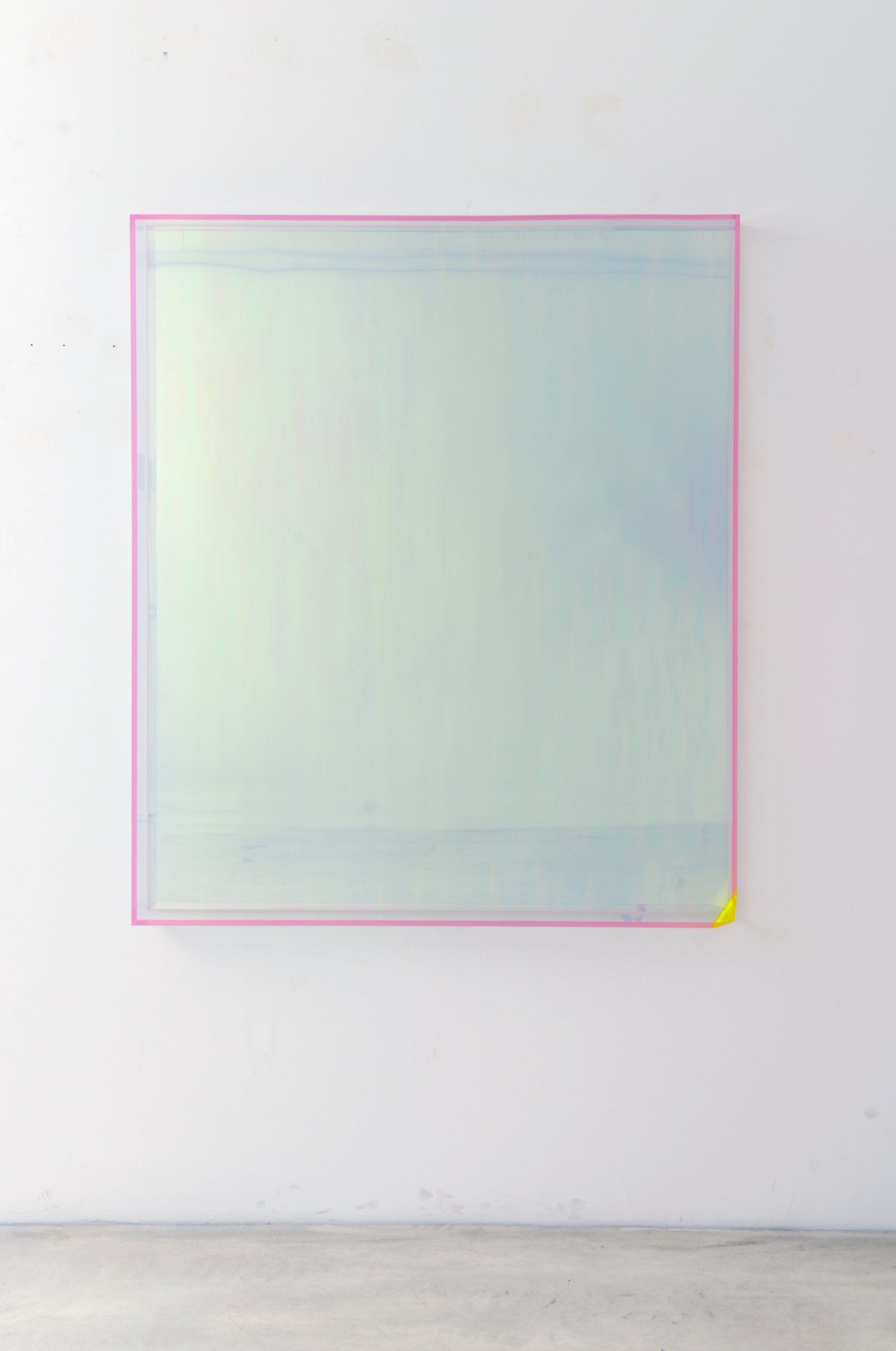 colormirror transparent green rainbow blue with green corner cologne — Regine Schumann