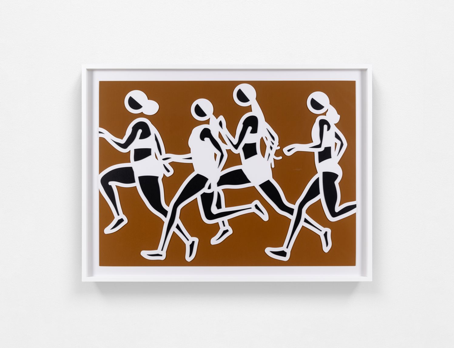 "Kristal, Ama, Hannah, Bianca." aus "Sprinters, Paris 2024." — Julian Opie