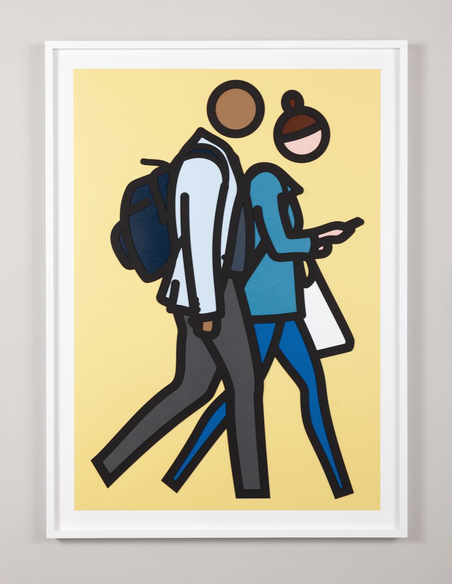 "New York Couple 1." aus der Serie "New York Couples" — Julian Opie